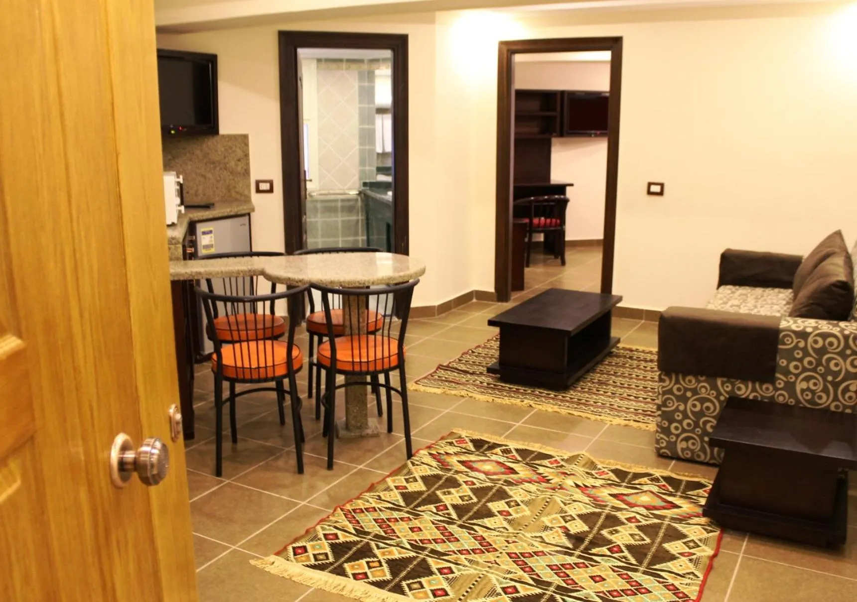 Living room in Monte Cairo Serviced Apartments