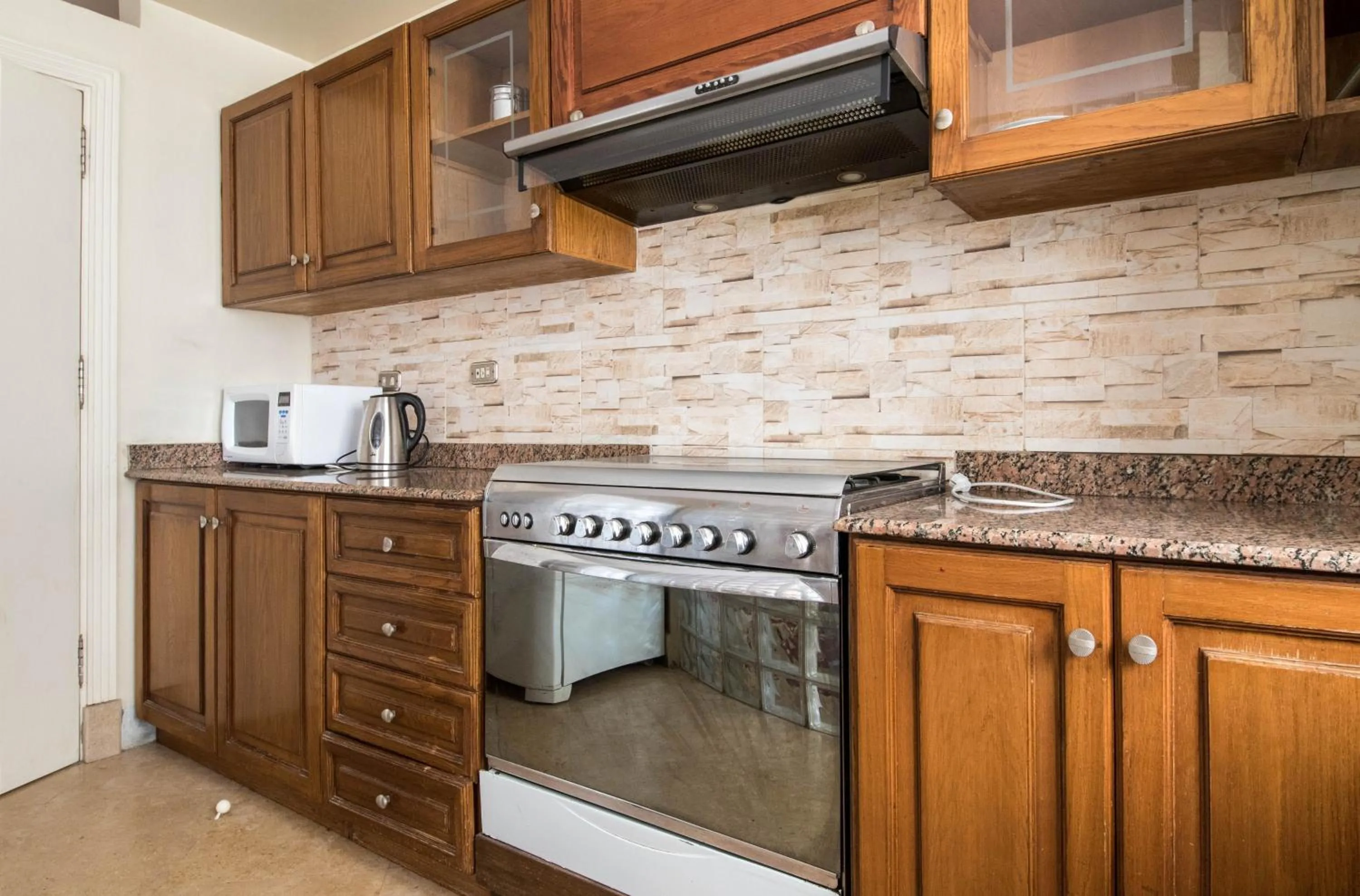 Kitchen or kitchenette in Monte Cairo Serviced Apartments