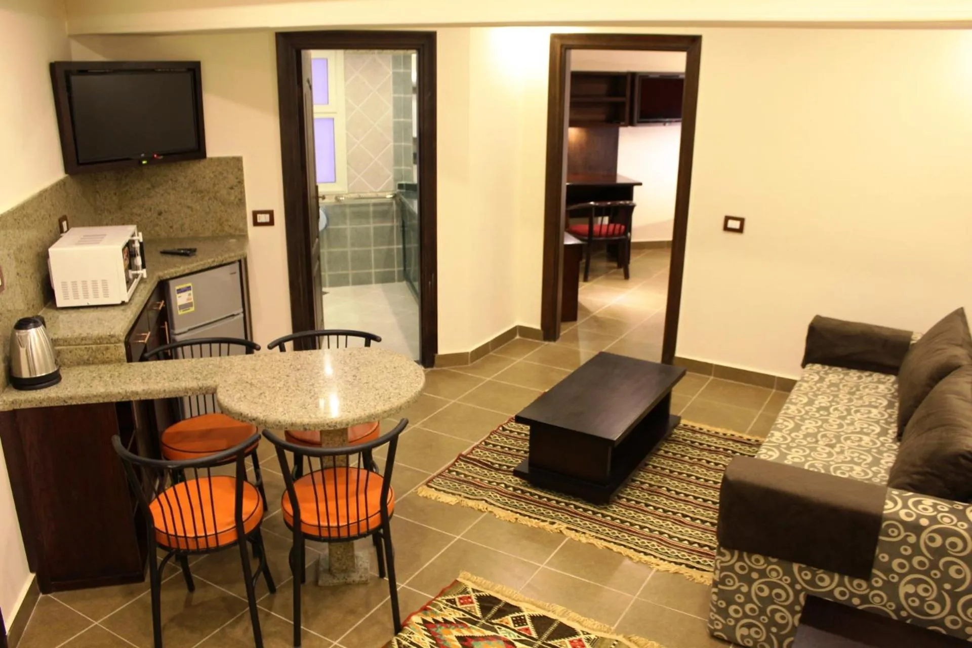 Living room in Monte Cairo Serviced Apartments