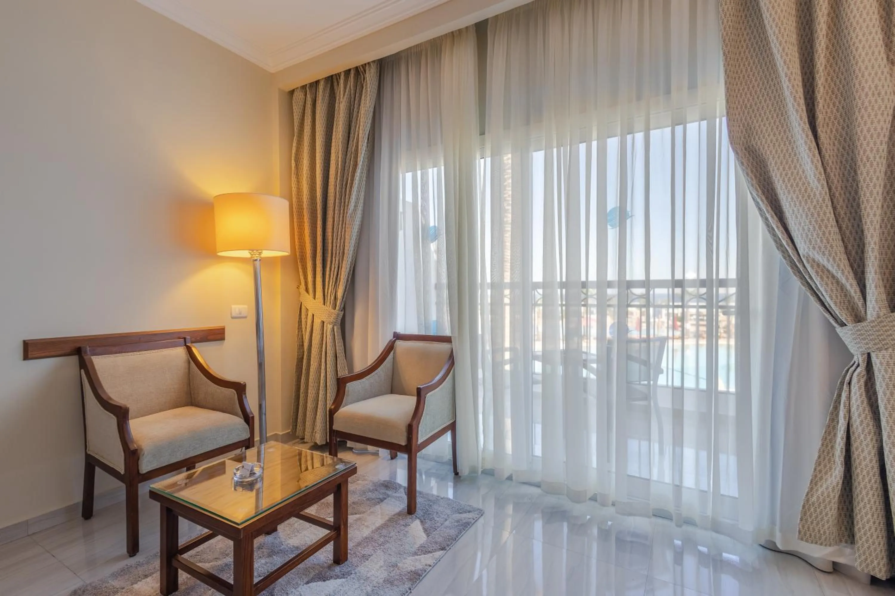 Seating area in Sultan Gardens Resort Sharm El Sheikh - Ultra All Inclusive