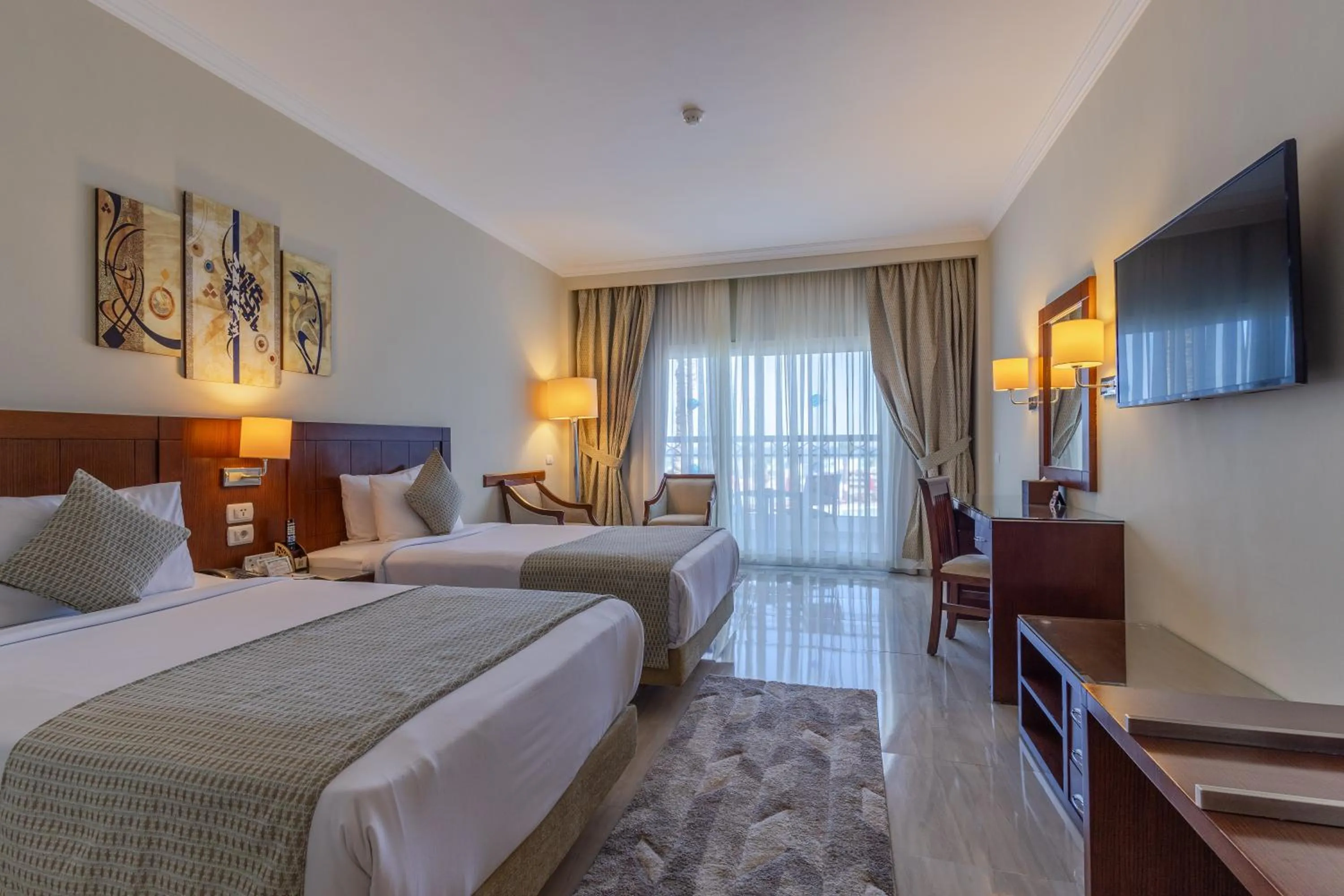 Bedroom, Bed in Sultan Gardens Resort Sharm El Sheikh - Ultra All Inclusive