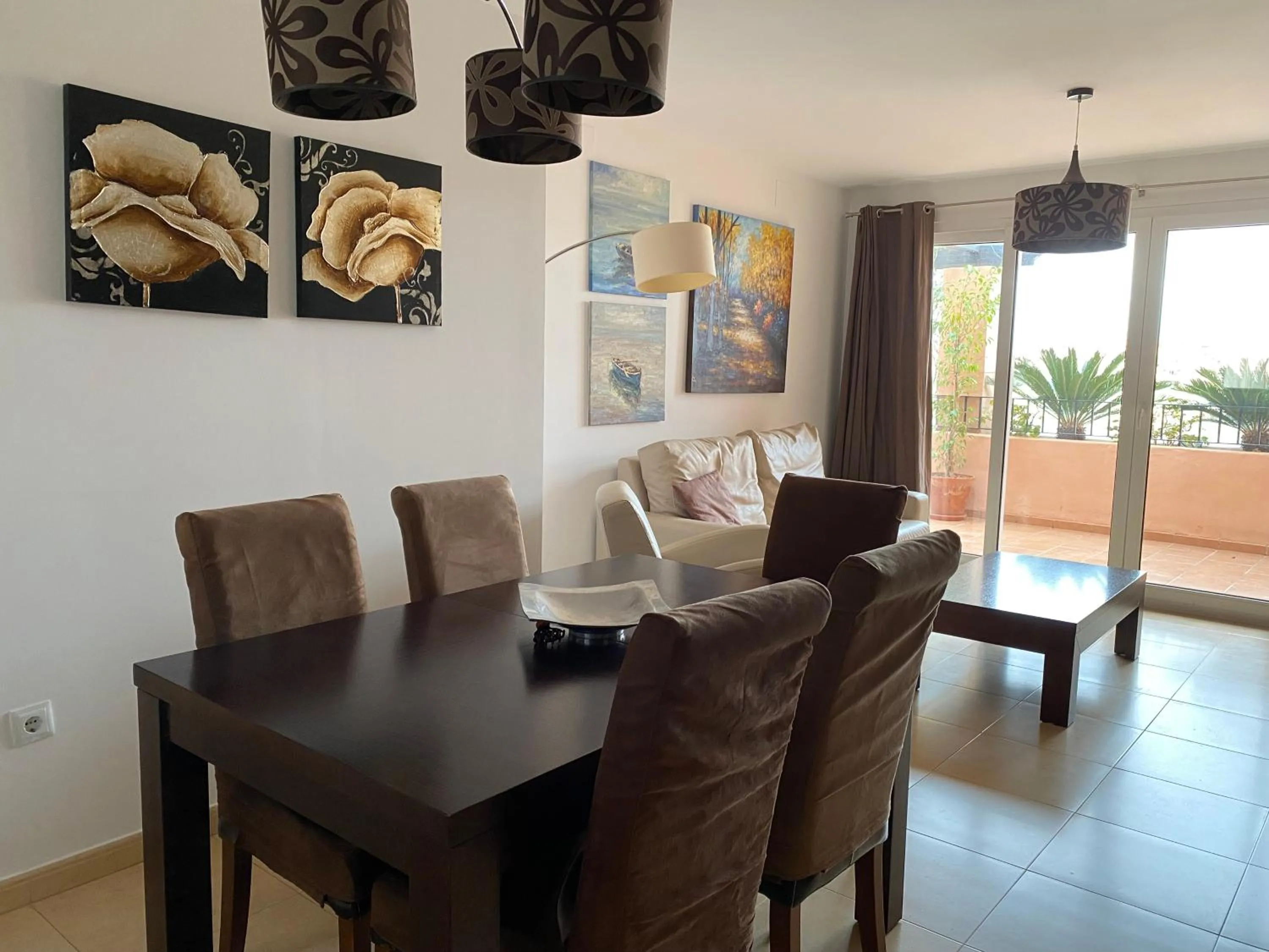 Dining area in Las Cycas Golf Resort