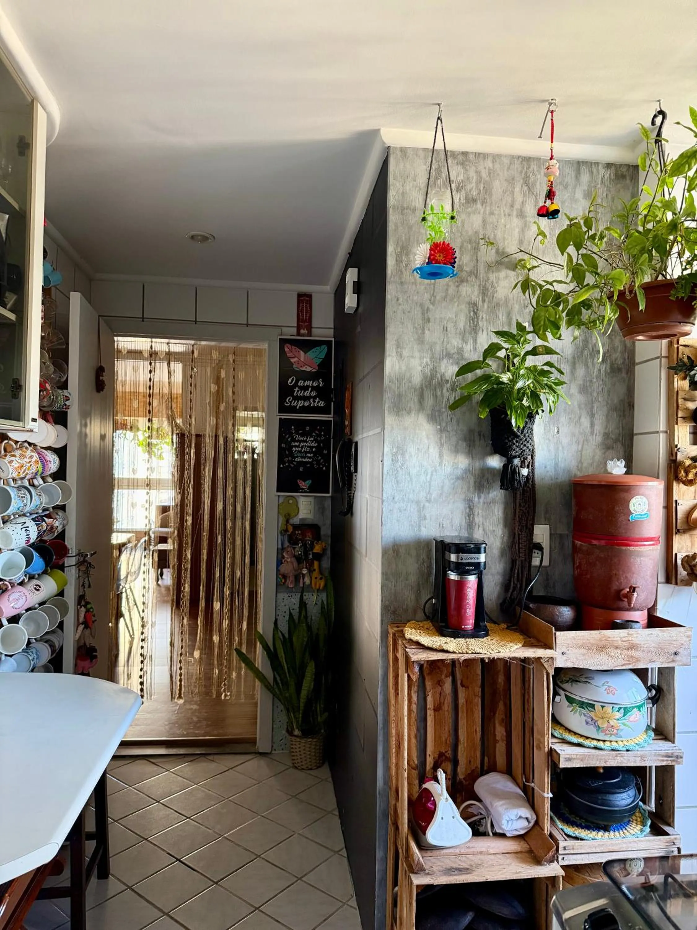 Coffee/tea facilities in Quartos em Homestay Praia da Costa