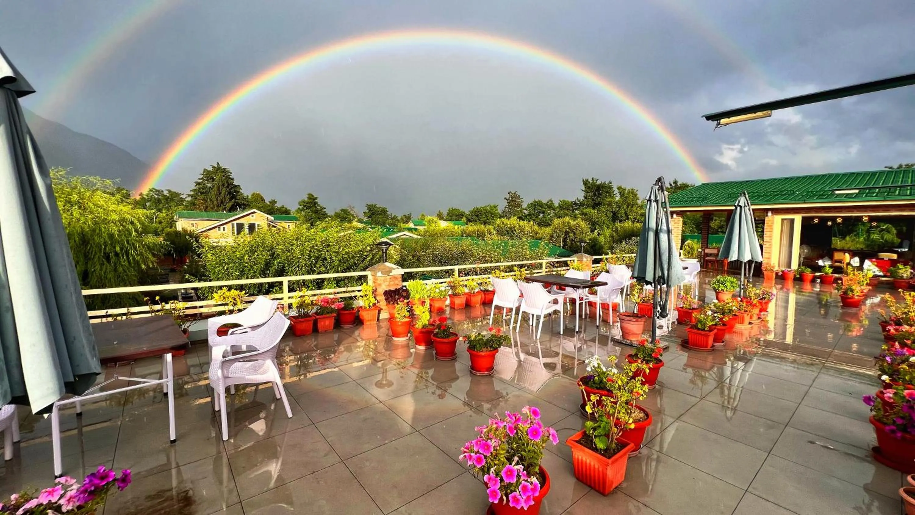 Patio in The Orchard Retreat & Spa