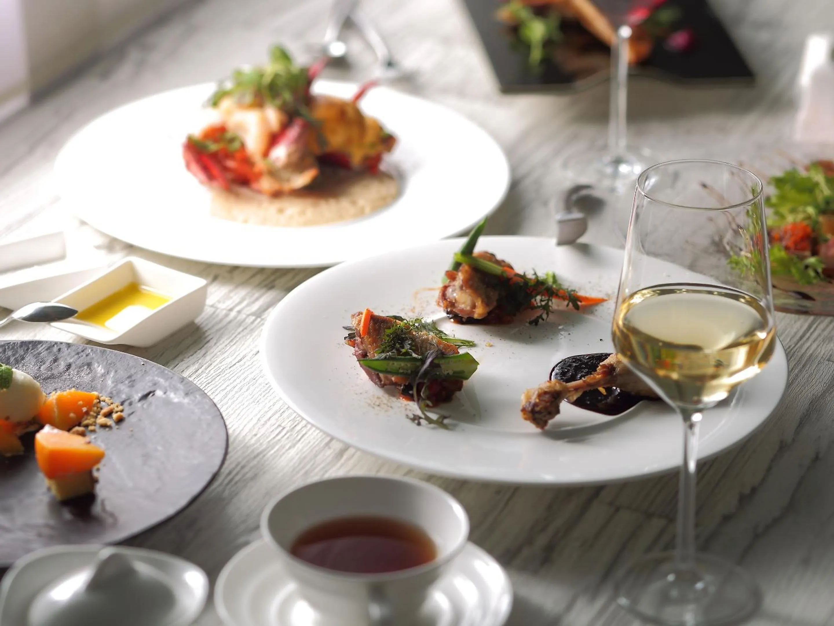 Food close-up in Kobe Meriken Park Oriental Hotel