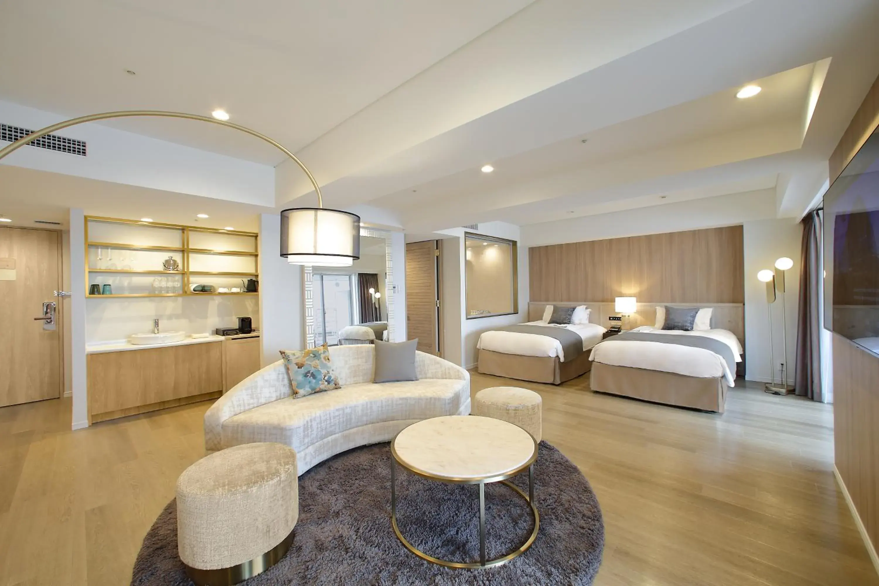 Photo of the whole room, Bed in Kobe Meriken Park Oriental Hotel Photo of the whole room, Bed in Kobe Meriken Park Oriental Hotel