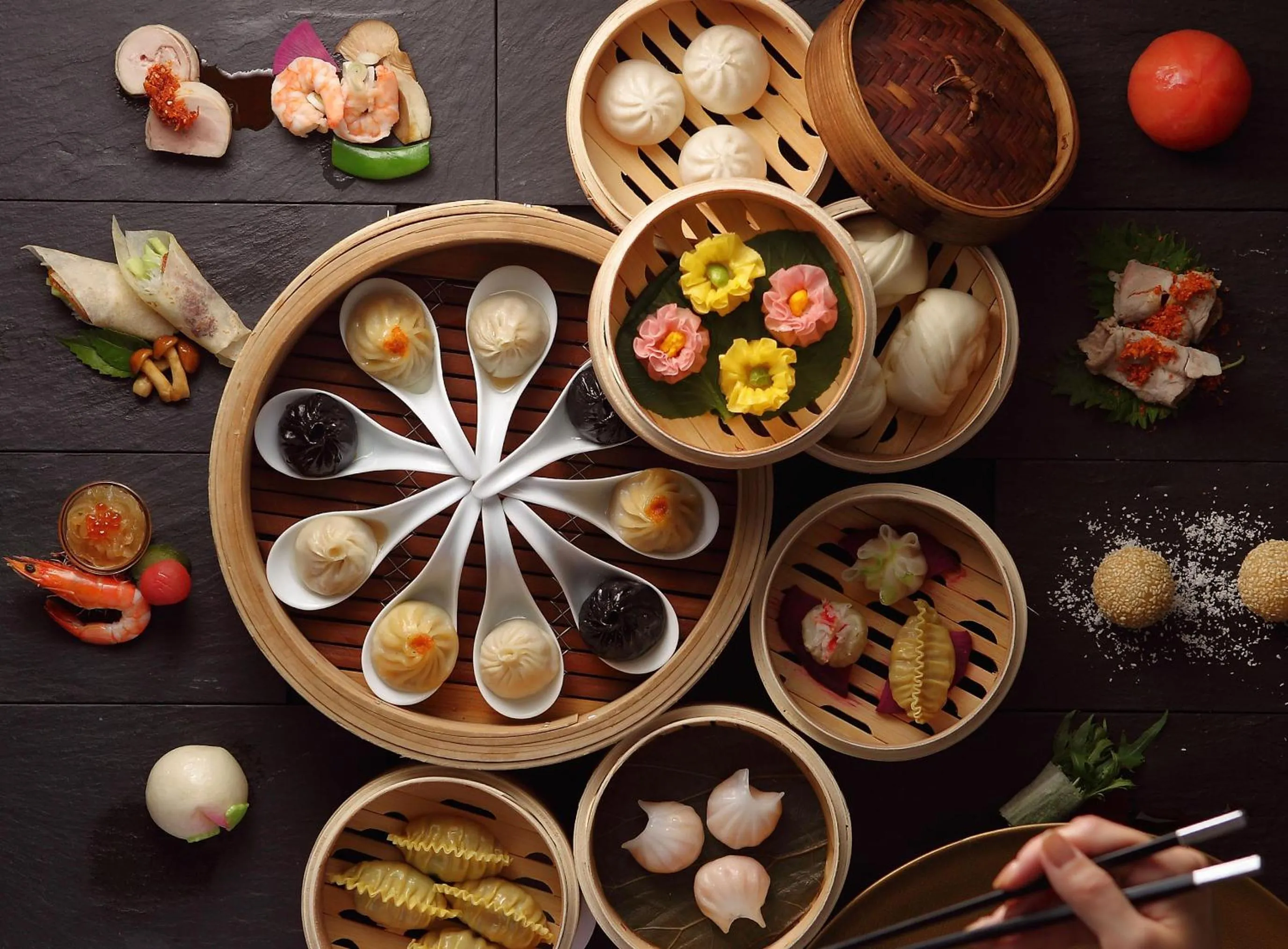 Food and drinks in Kobe Meriken Park Oriental Hotel