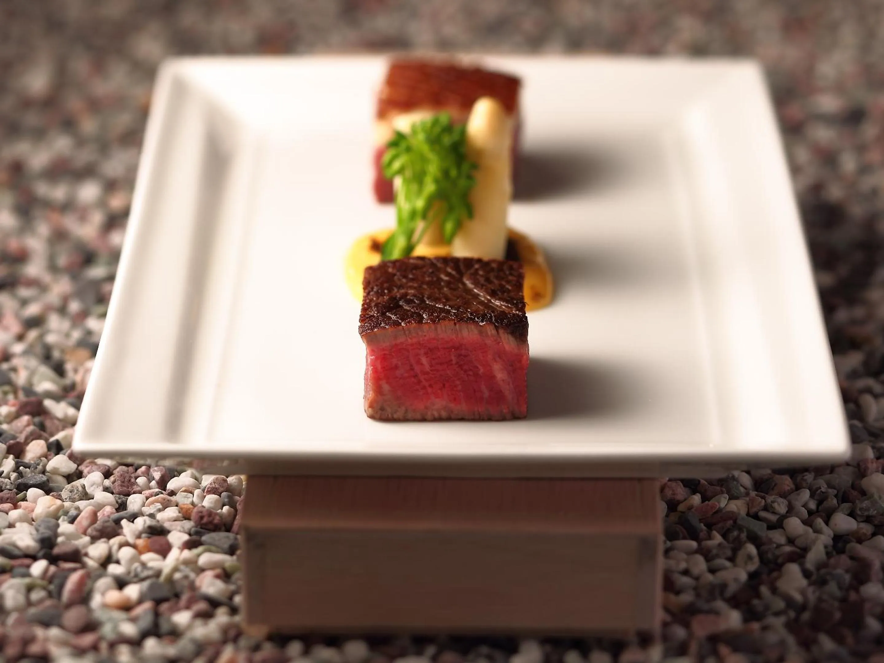 Food close-up in Kobe Meriken Park Oriental Hotel