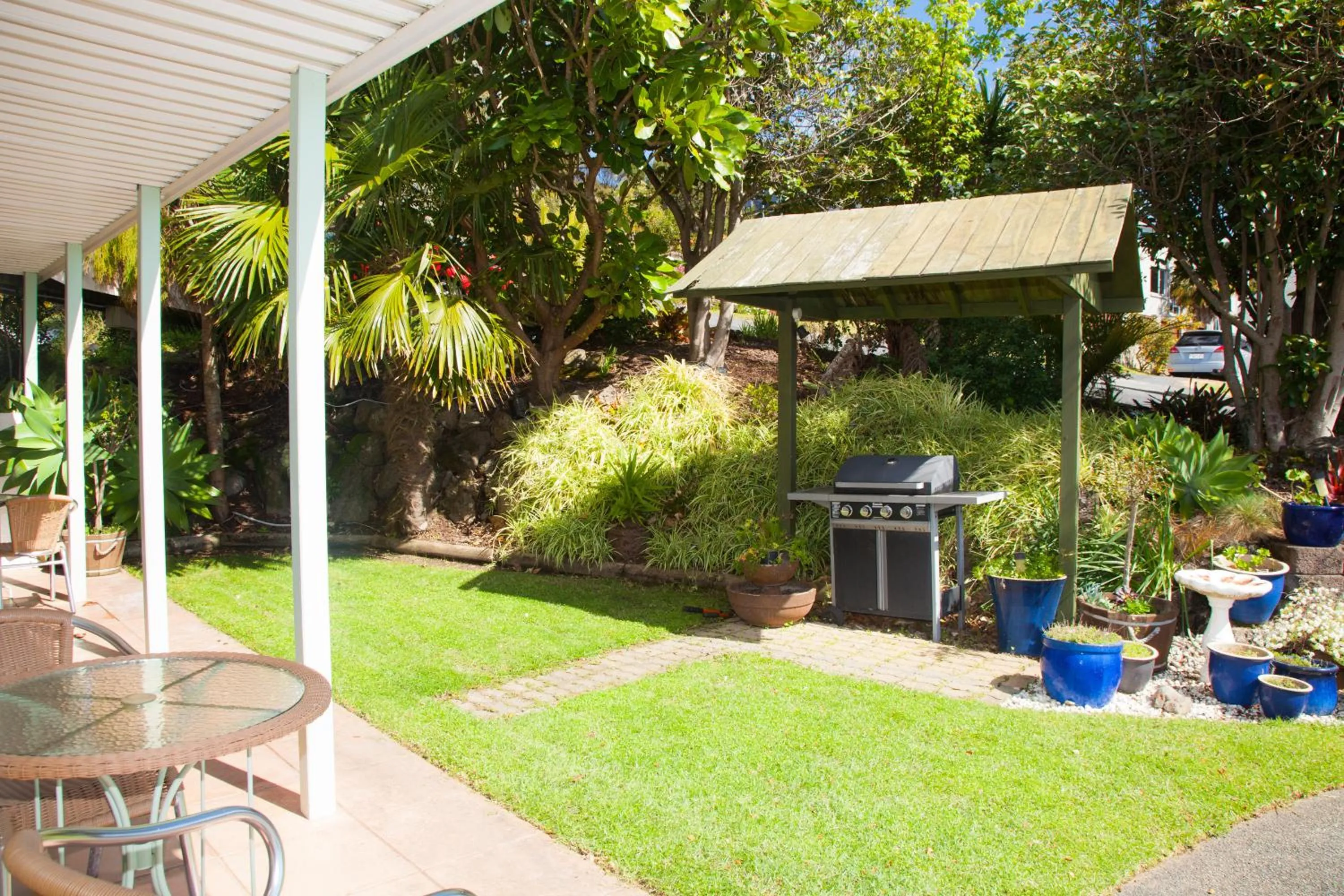 BBQ facilities in ASURE Admirals View Motel