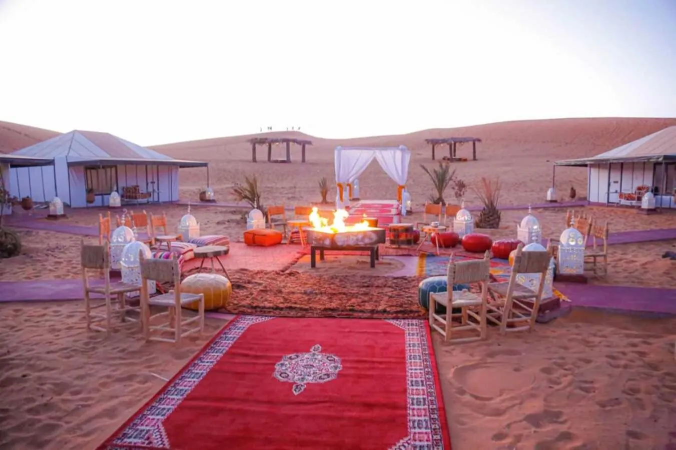Patio in RiadSuerteloca Merzouga