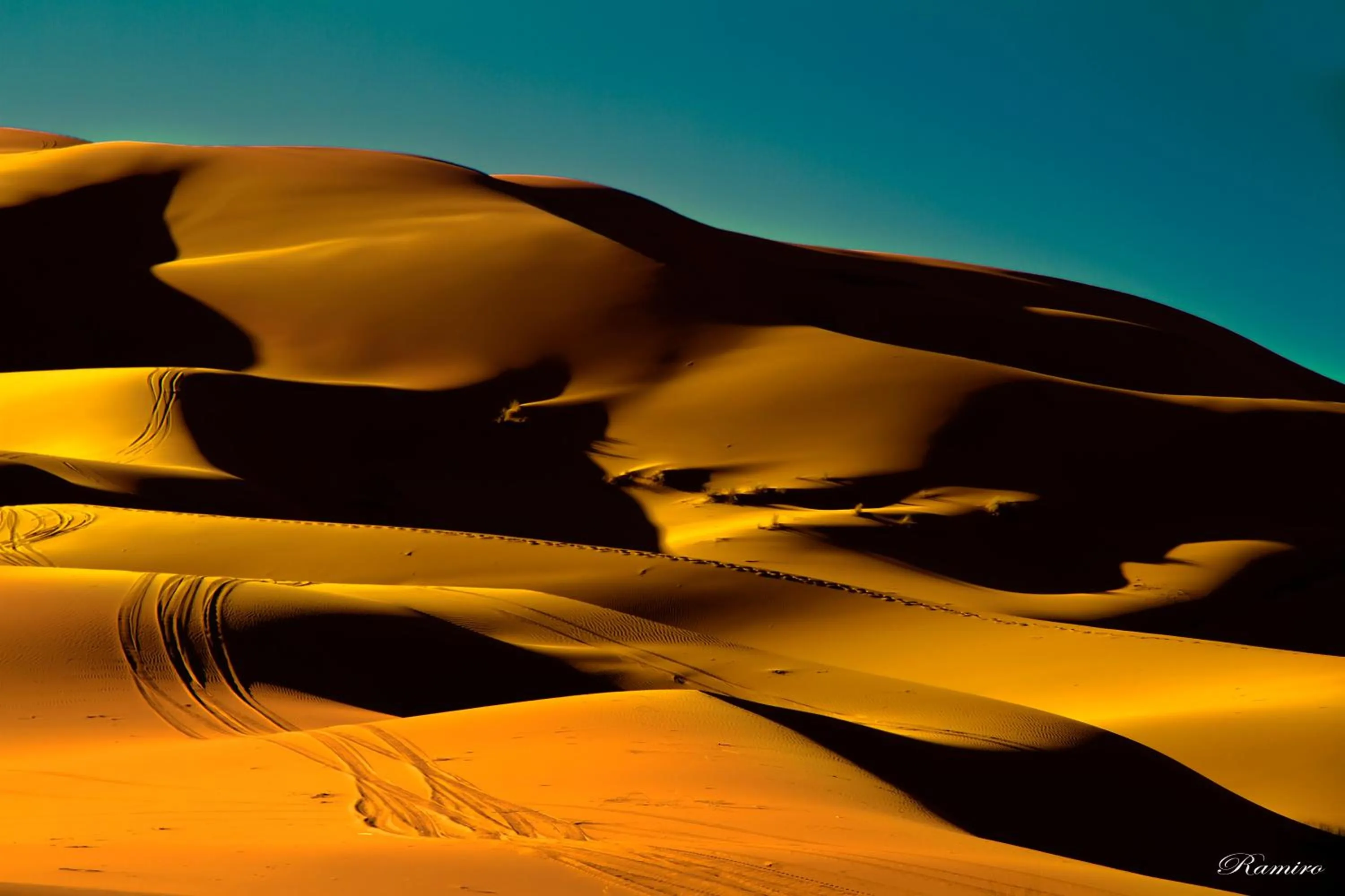 View (from property/room) in RiadSuerteloca Merzouga