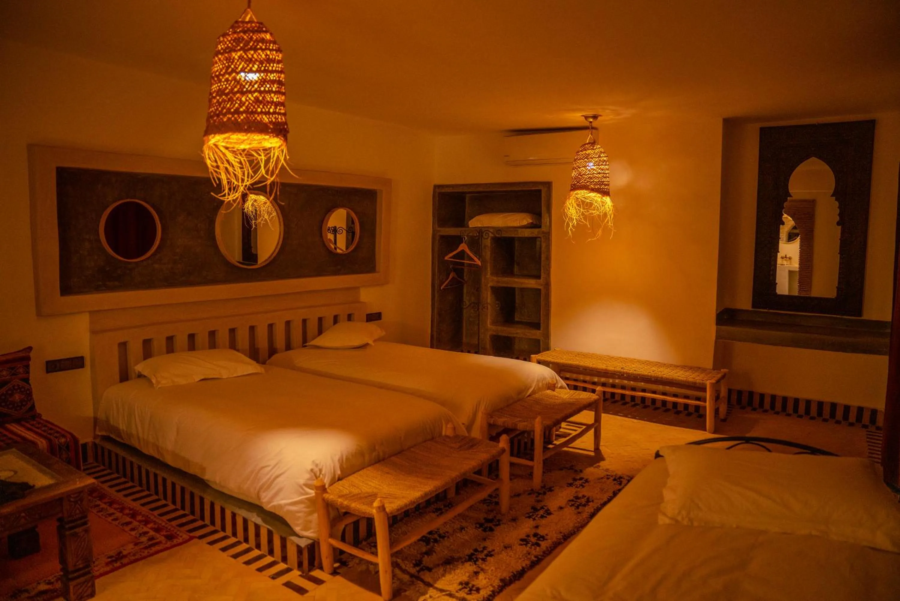 Bedroom, Bed in RiadSuerteloca Merzouga