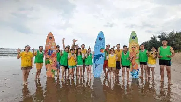 Property building in Full Moon Village Resort Property building in Full Moon Village Resort