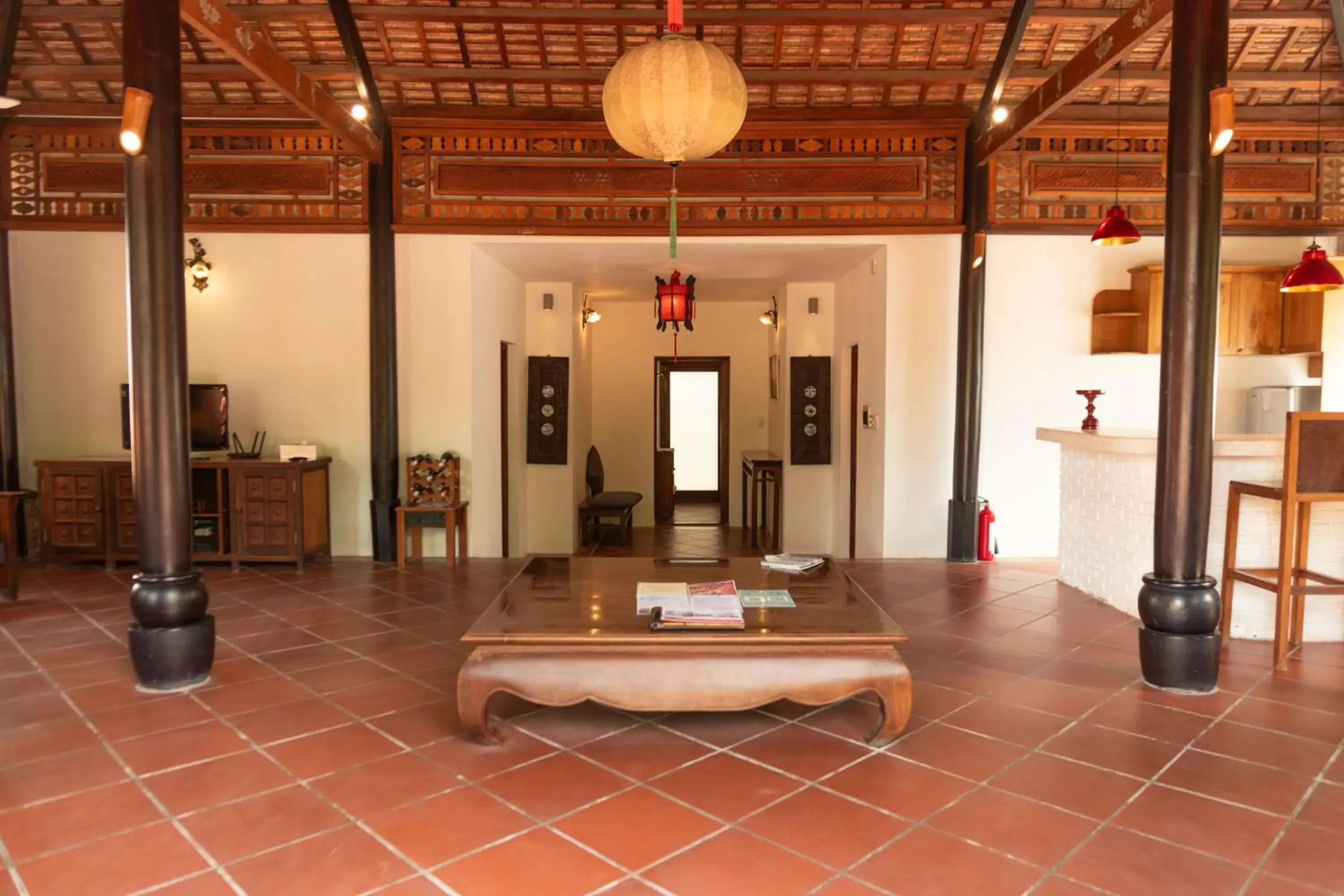 Living room in Full Moon Village Resort Living room in Full Moon Village Resort