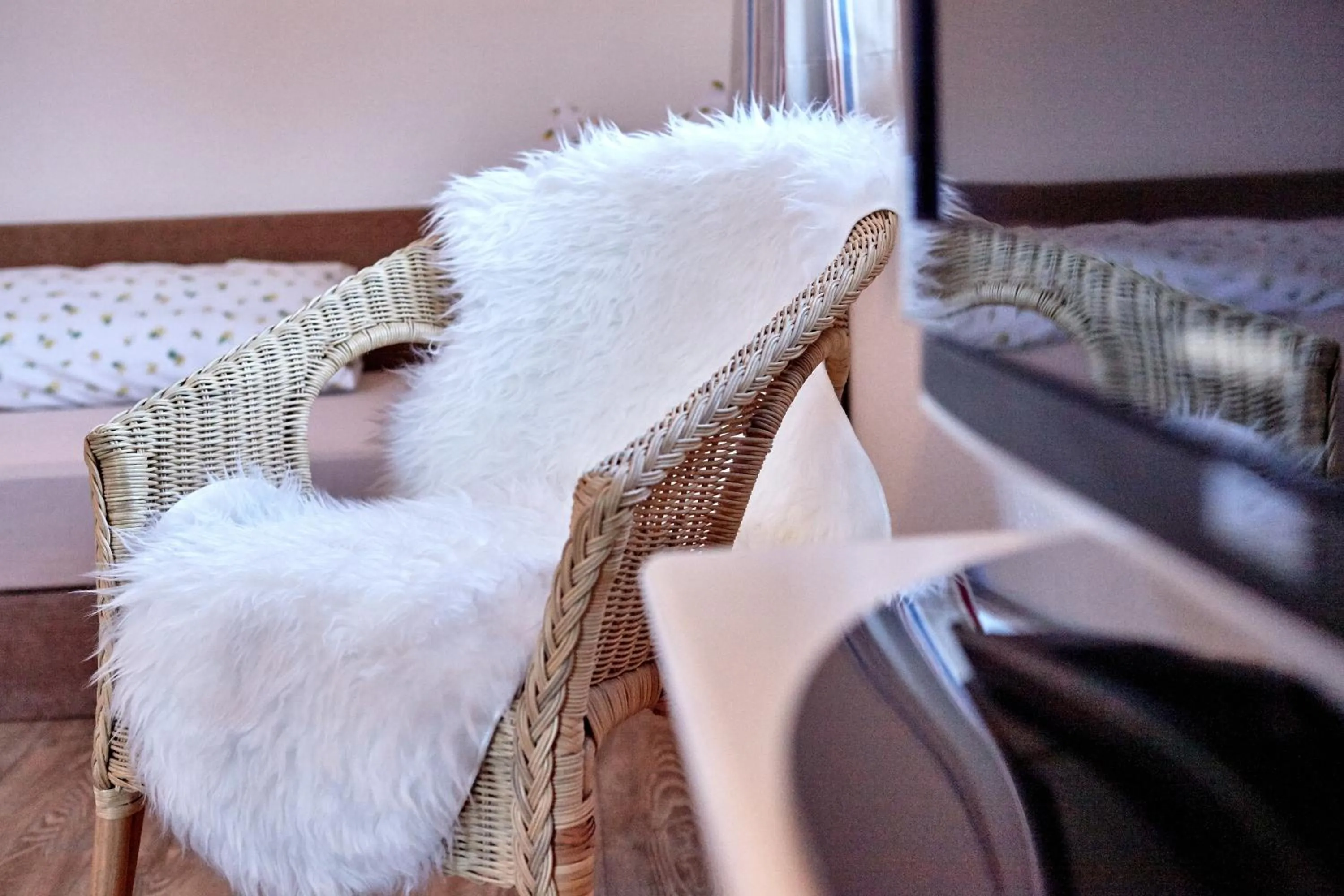 Seating area, Bed in Olympia Haus