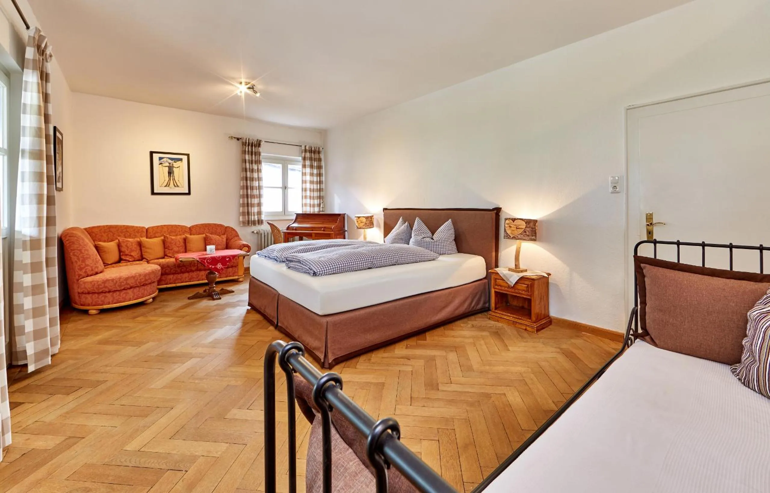 Photo of the whole room, Bed in Olympia Haus