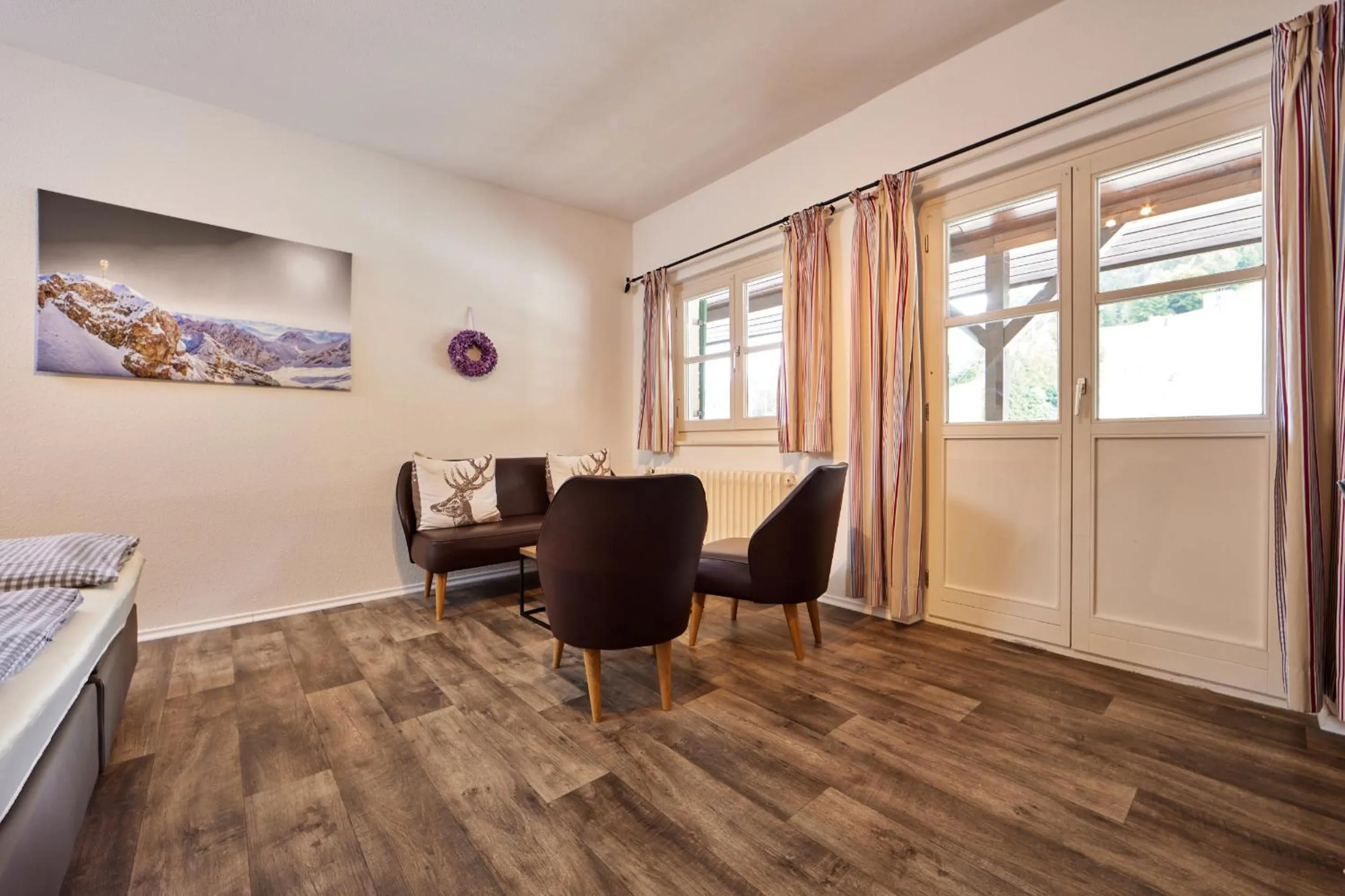 Seating area in Olympia Haus