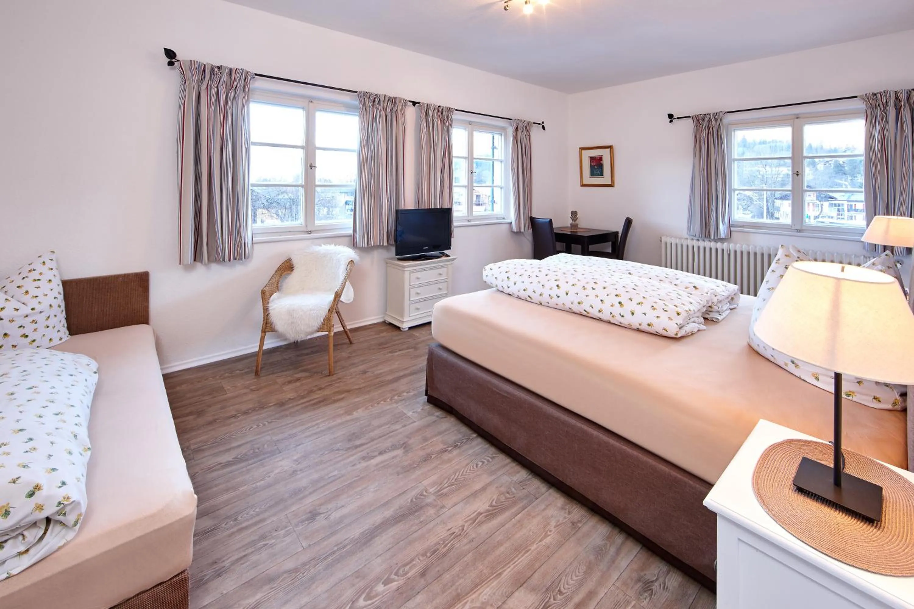 Photo of the whole room, Bed in Olympia Haus