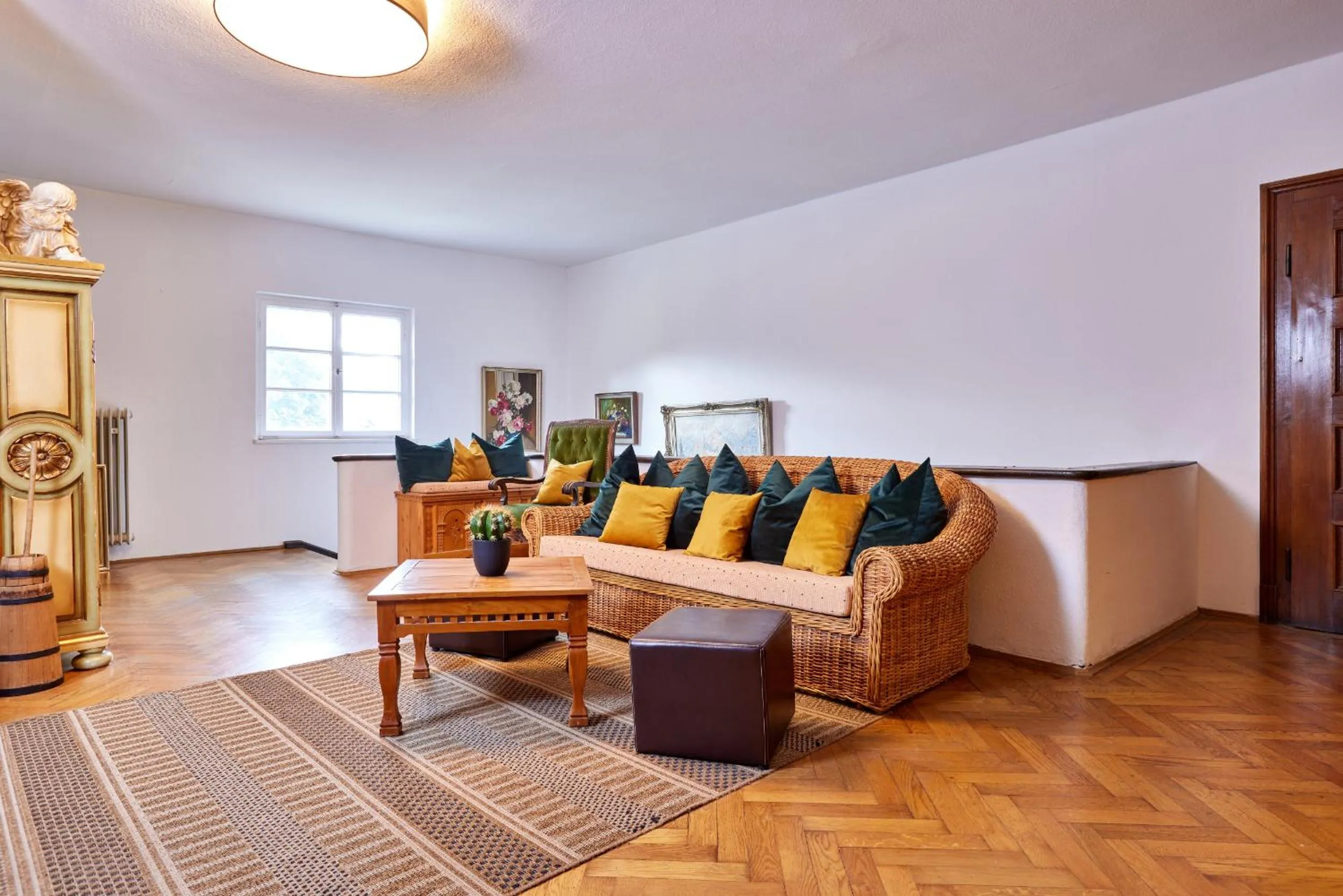 Seating area in Olympia Haus