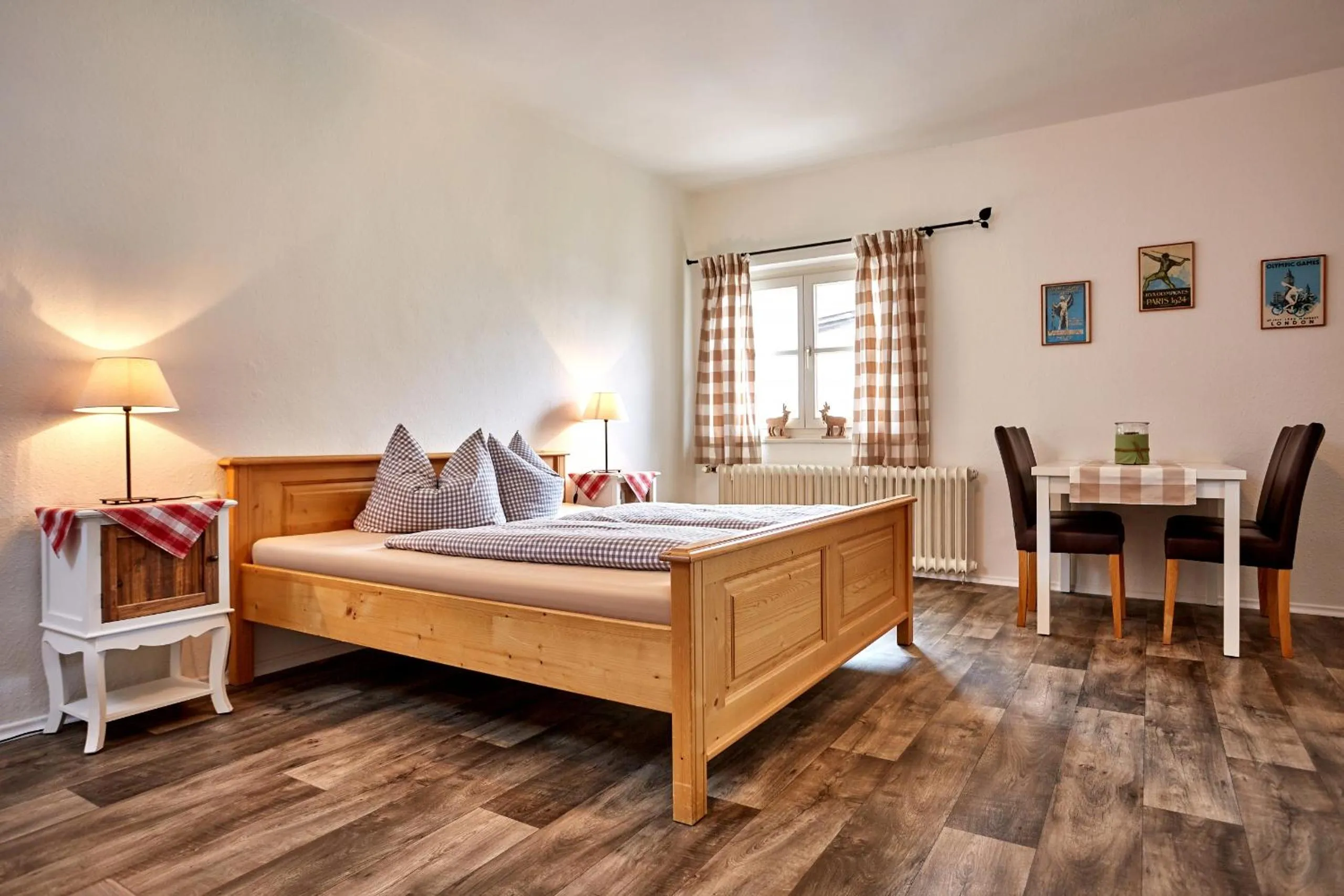 Photo of the whole room, Bed in Olympia Haus