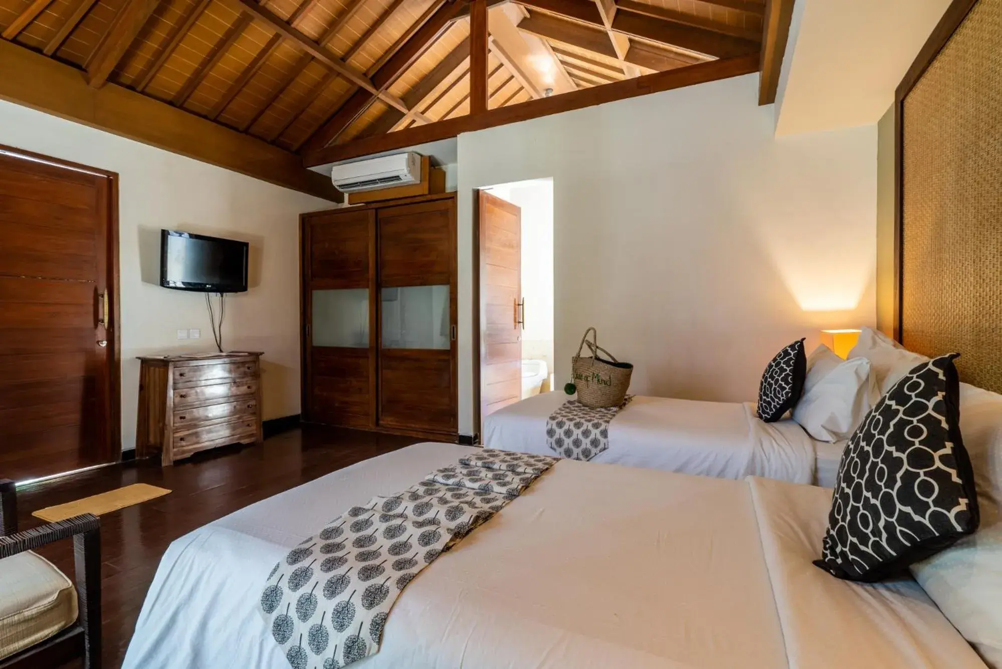 Bed in The Akasha Seminyak Bali Luxury Villas Bed in The Akasha Seminyak Bali Luxury Villas