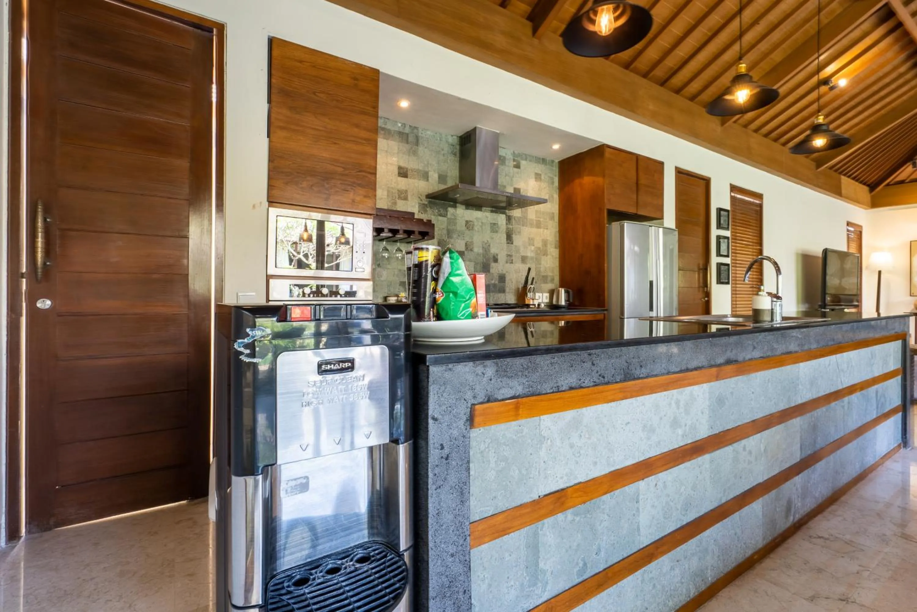 Kitchen or kitchenette in The Akasha Seminyak Bali Luxury Villas