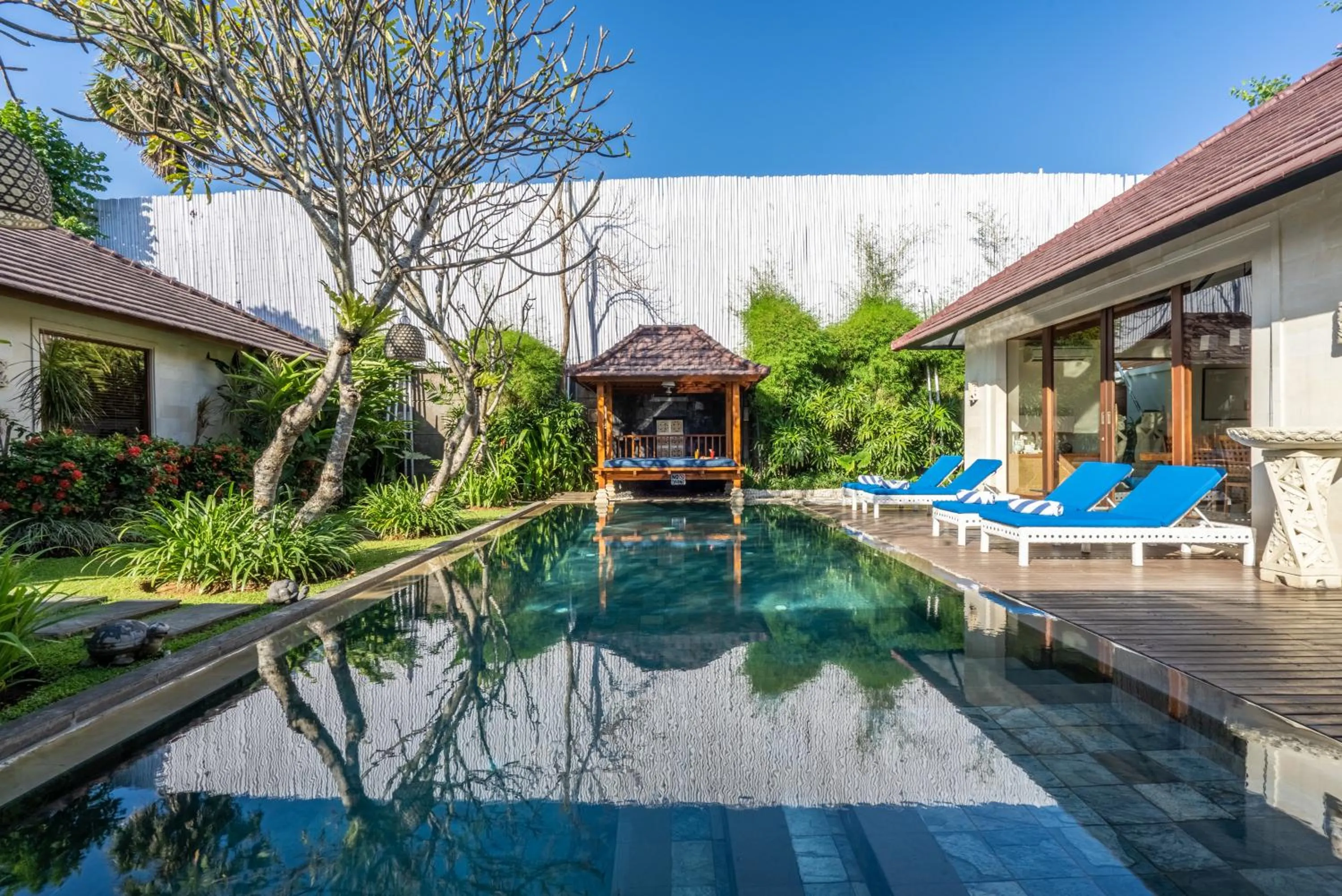 Swimming pool in The Akasha Seminyak Bali Luxury Villas