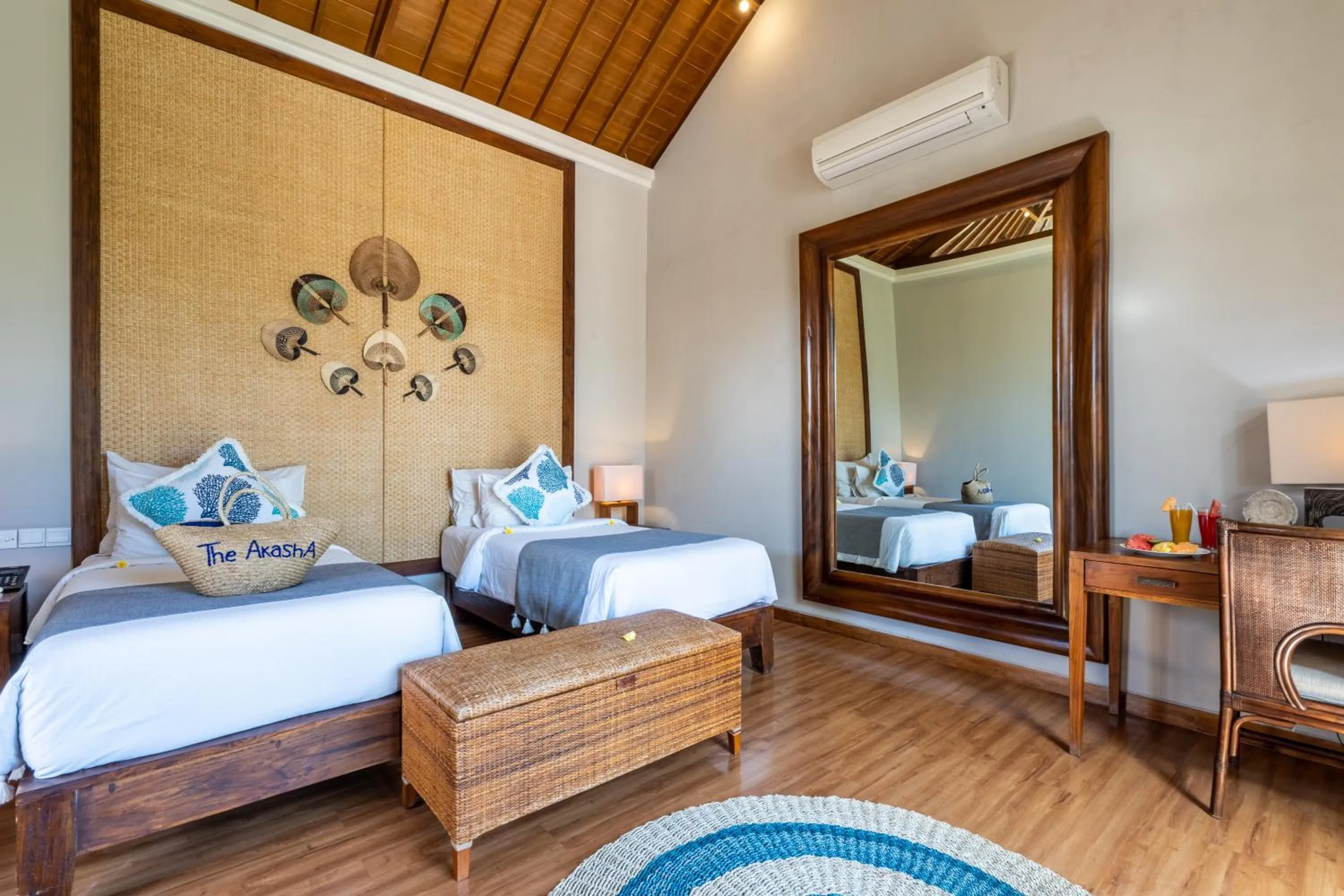 Bed in The Akasha Seminyak Bali Luxury Villas