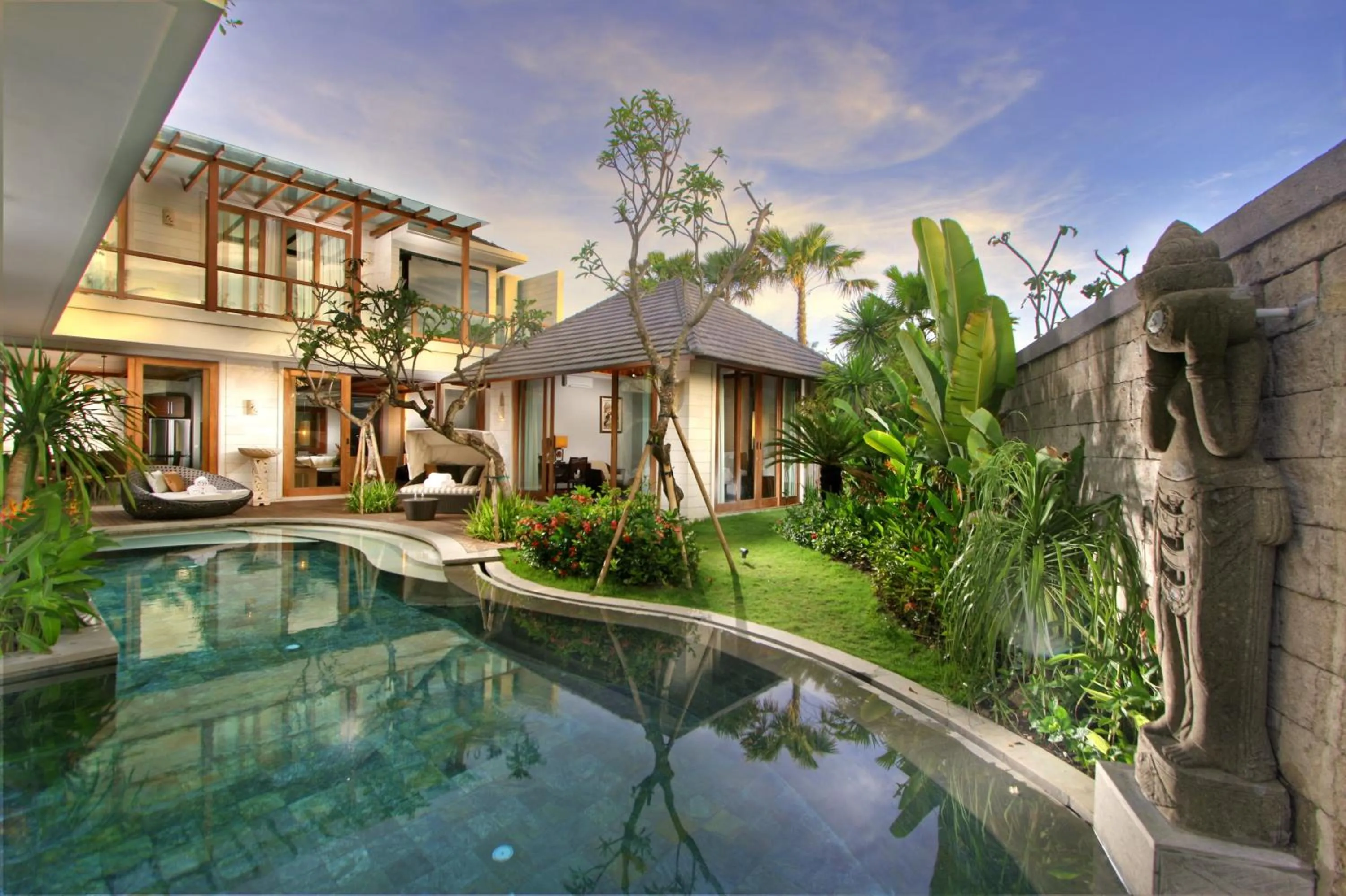 Garden in The Akasha Seminyak Bali Luxury Villas