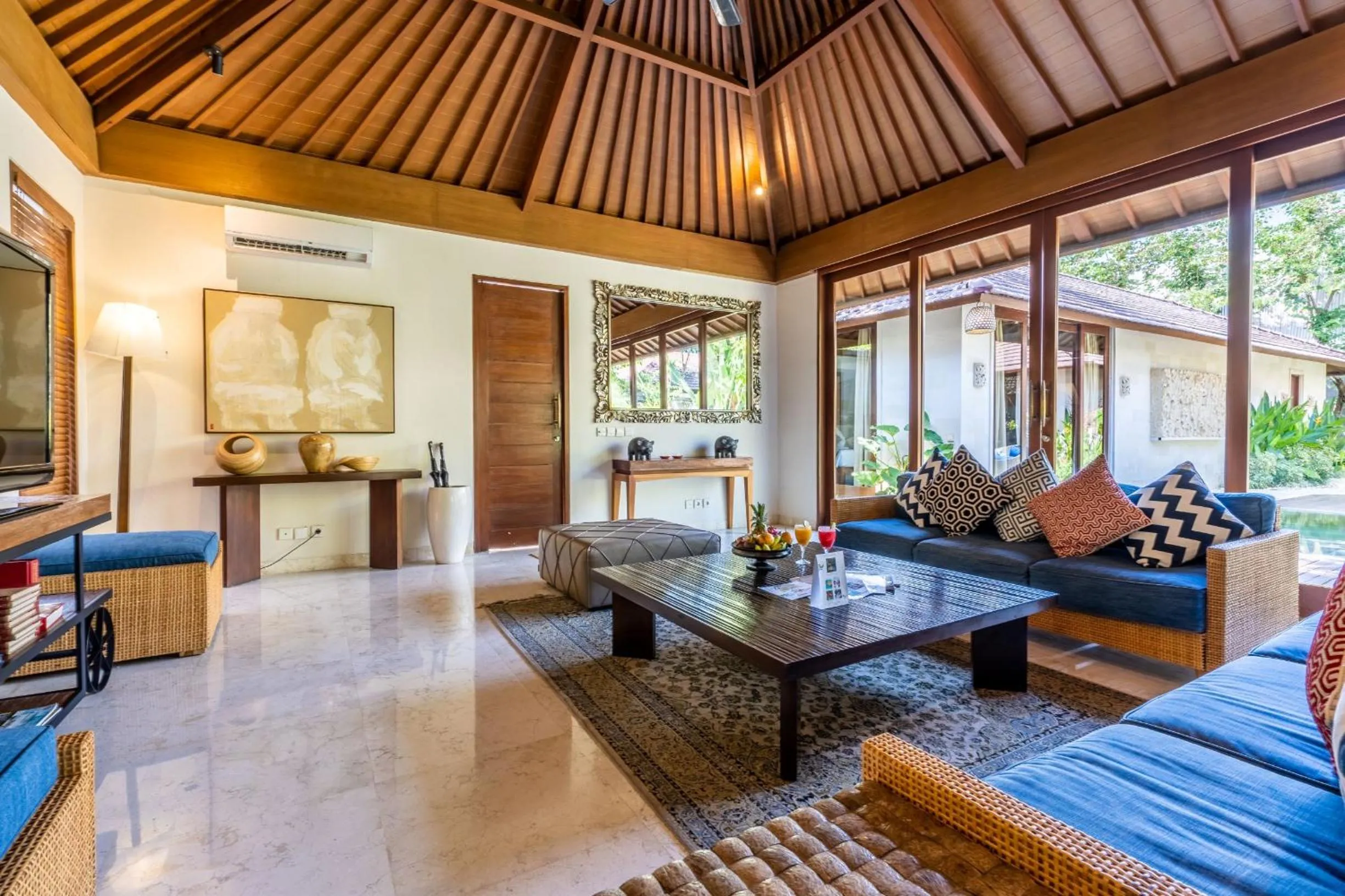 Living room in The Akasha Seminyak Bali Luxury Villas