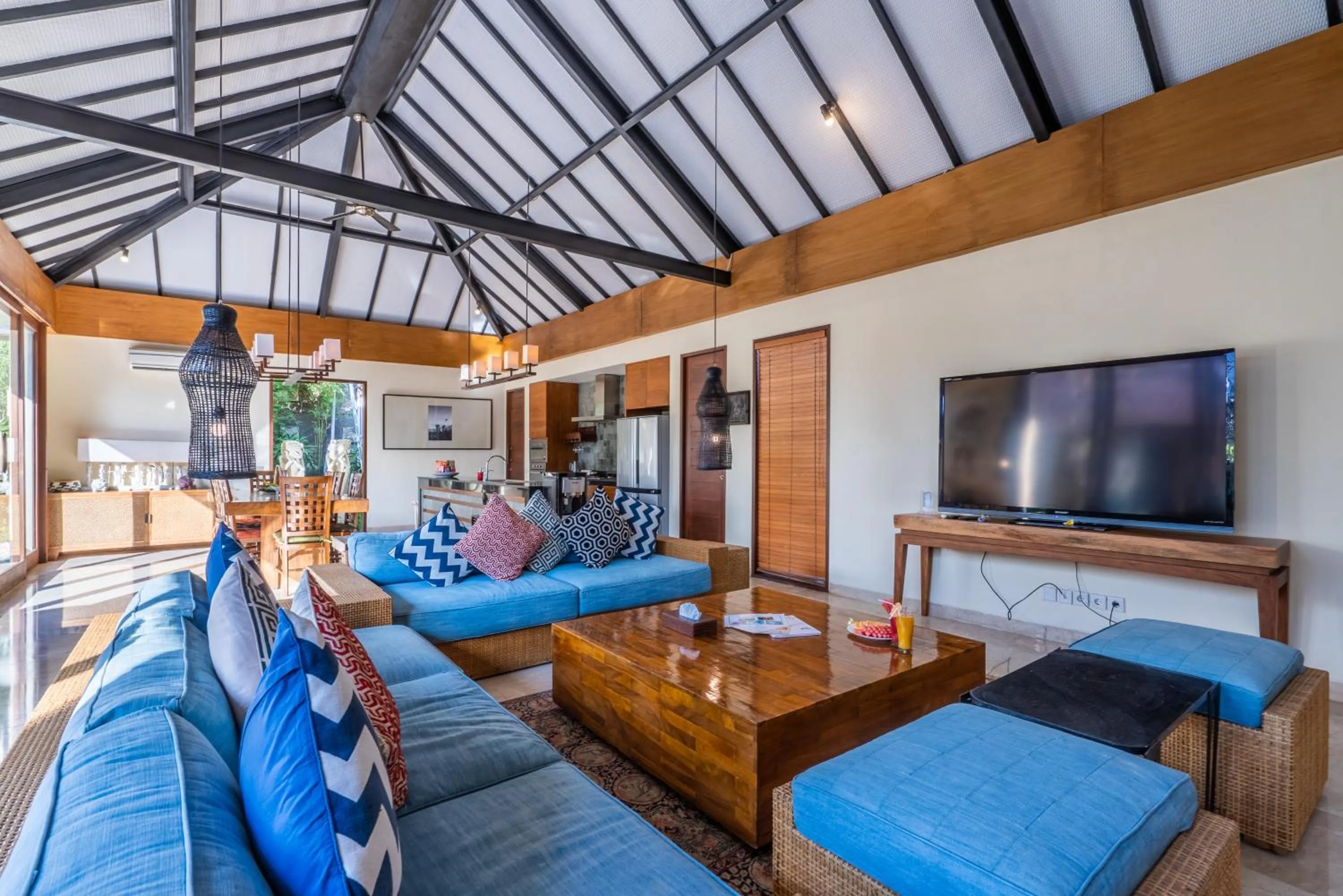 Living room in The Akasha Seminyak Bali Luxury Villas