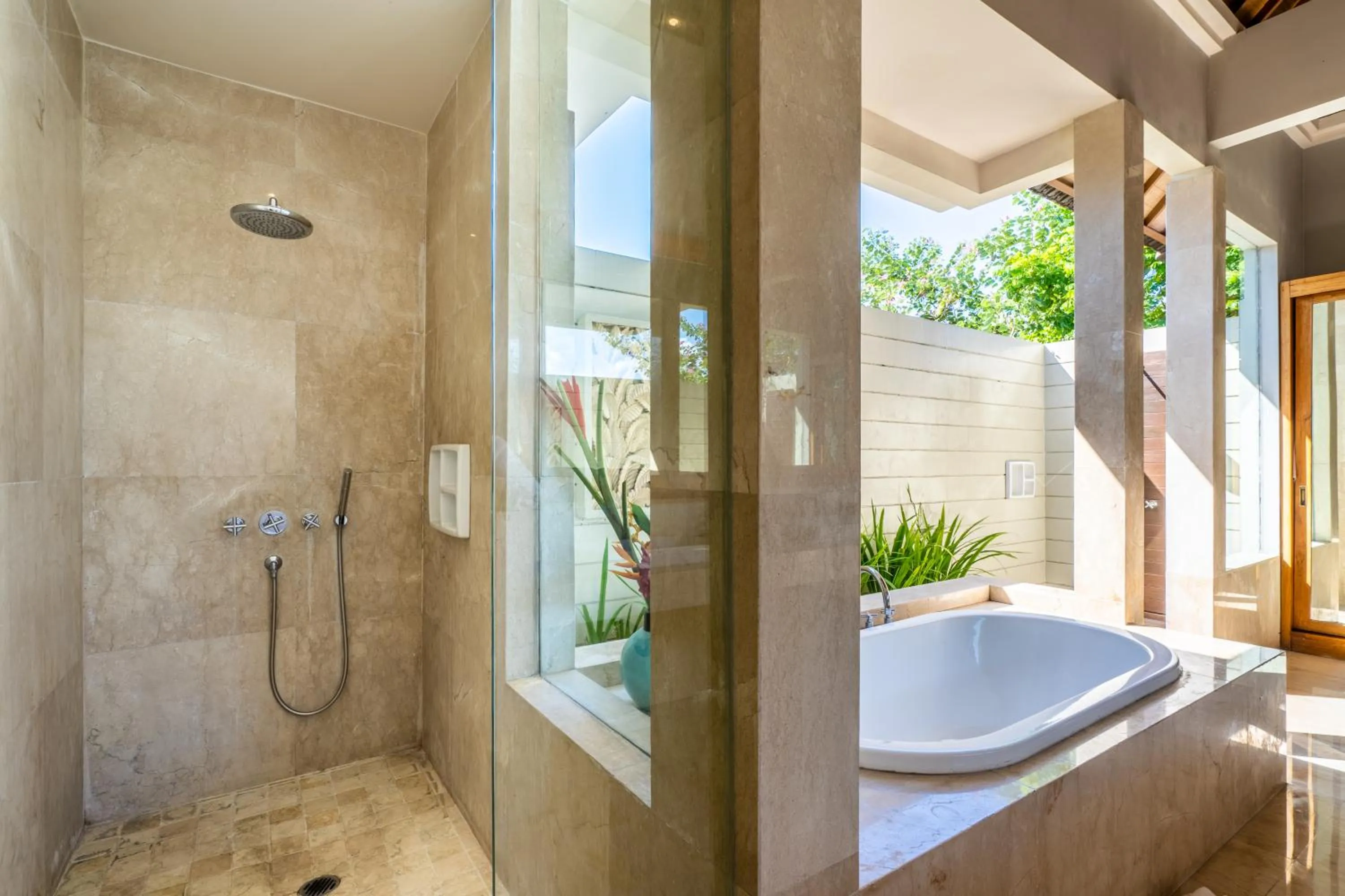 Bathroom in The Akasha Seminyak Bali Luxury Villas