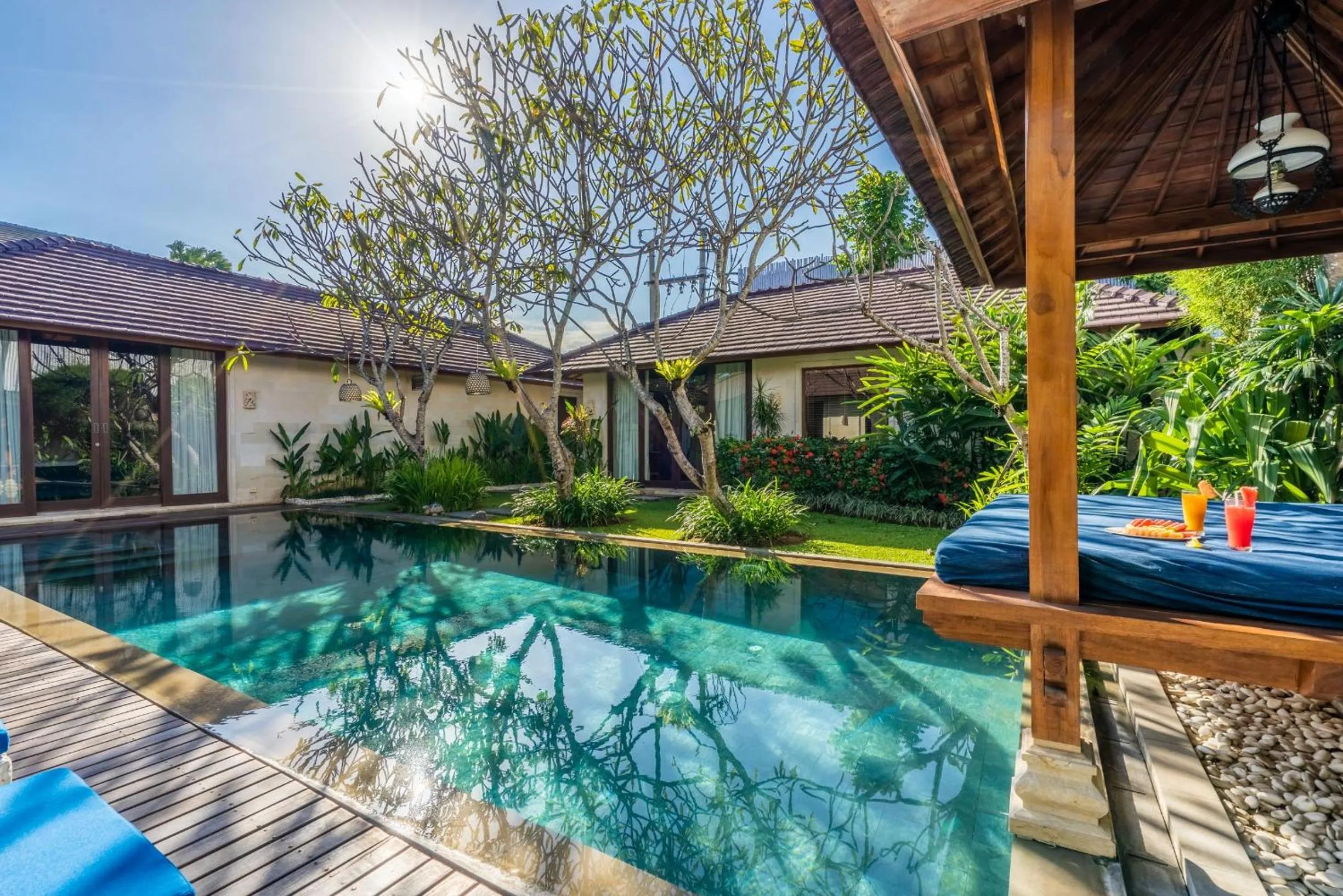 Swimming pool in The Akasha Seminyak Bali Luxury Villas