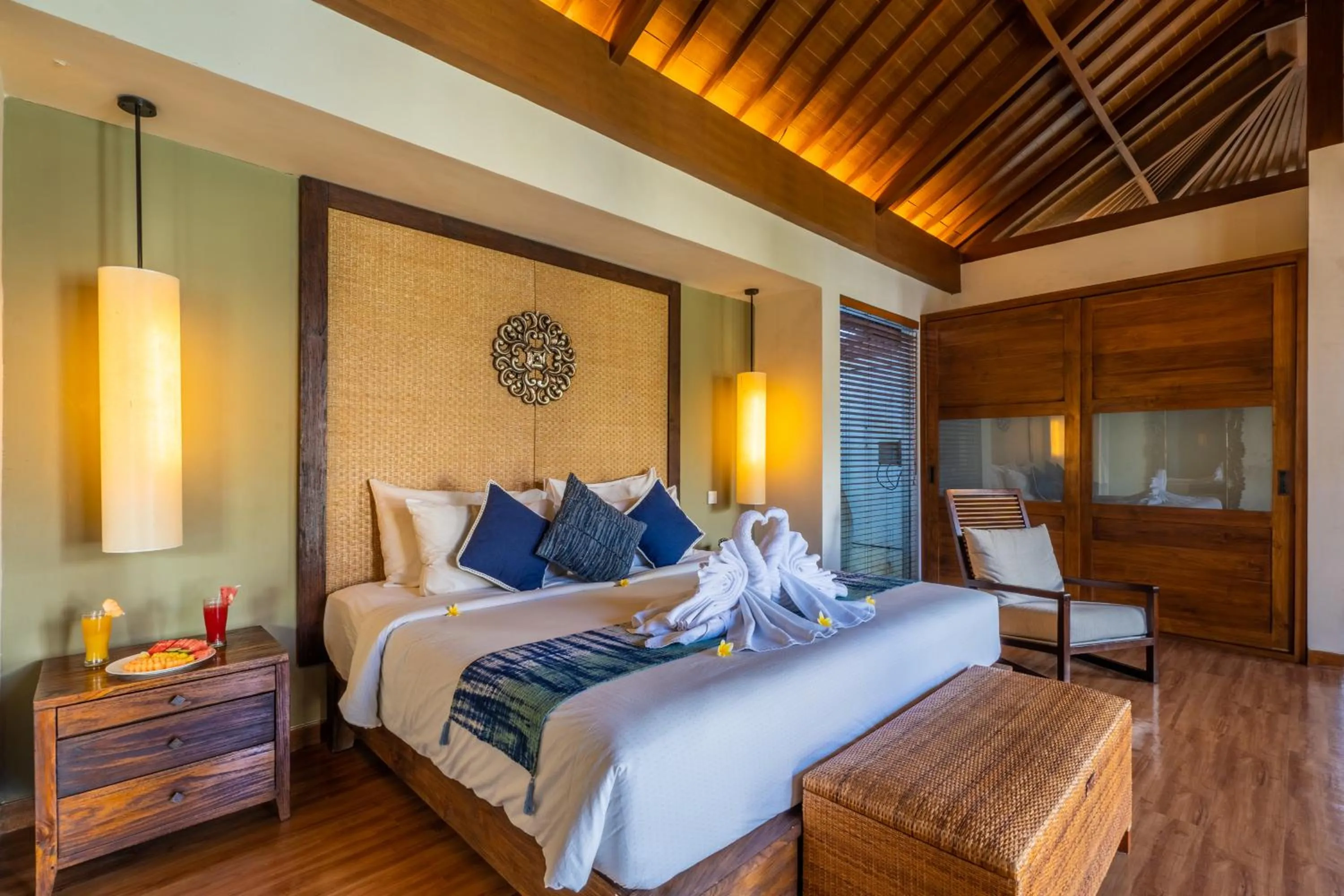 Bed in The Akasha Seminyak Bali Luxury Villas