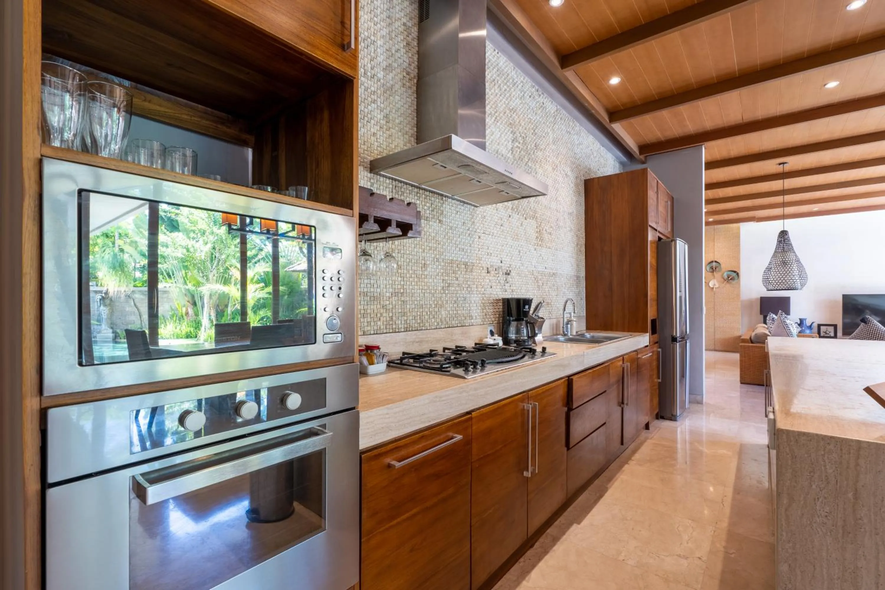 kitchen in The Akasha Seminyak Bali Luxury Villas