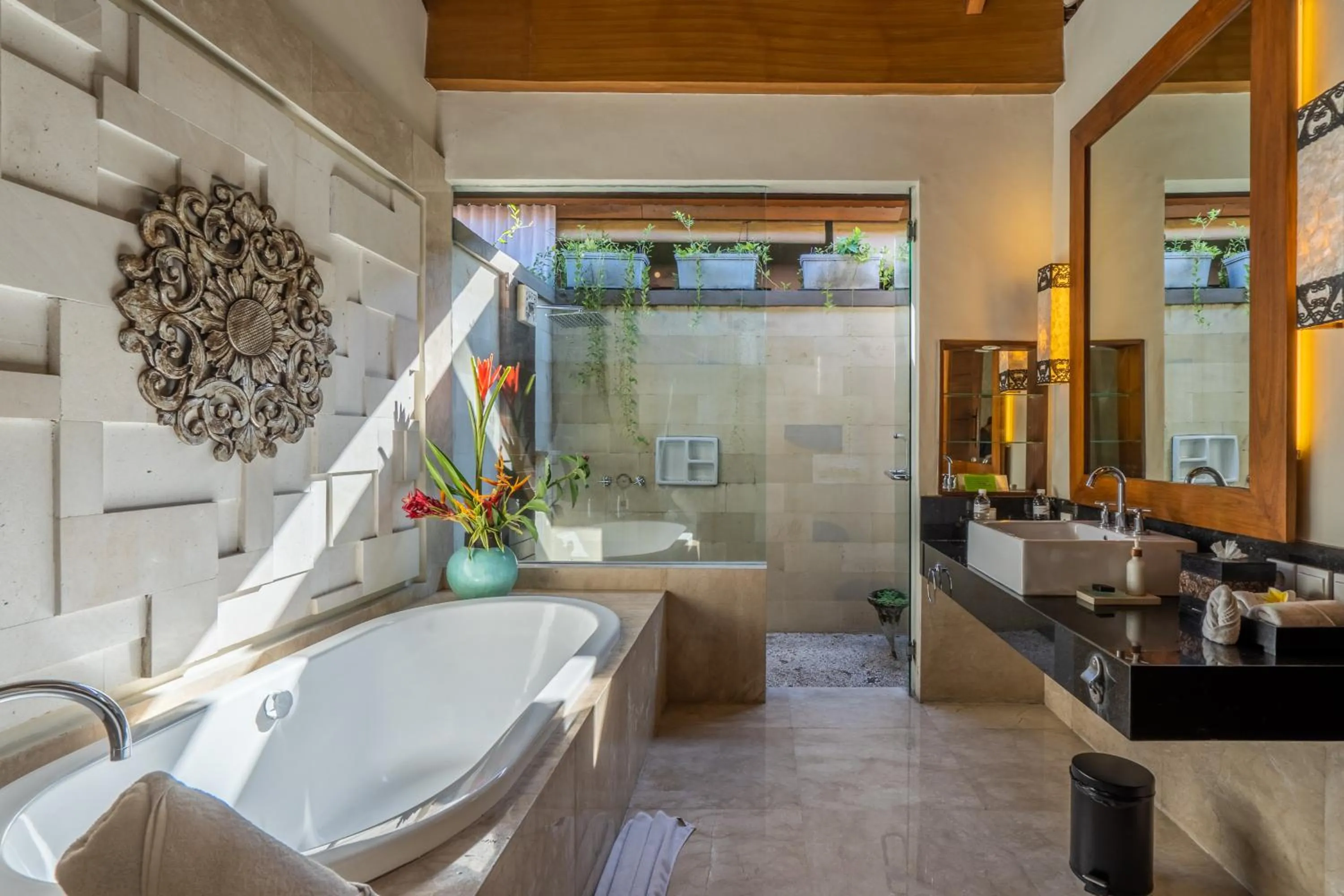 Bathroom in The Akasha Seminyak Bali Luxury Villas