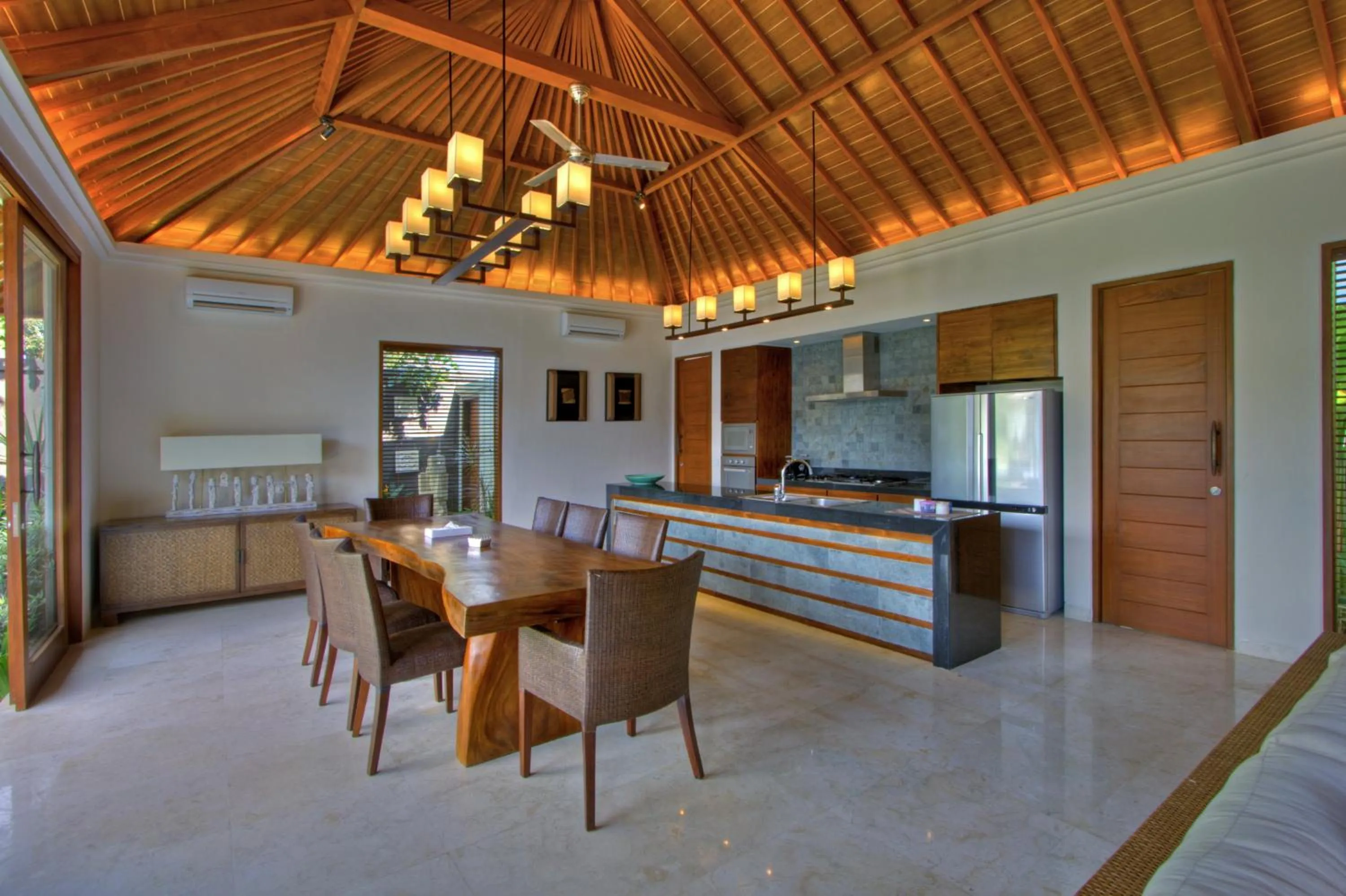 Kitchen or kitchenette in The Akasha Seminyak Bali Luxury Villas