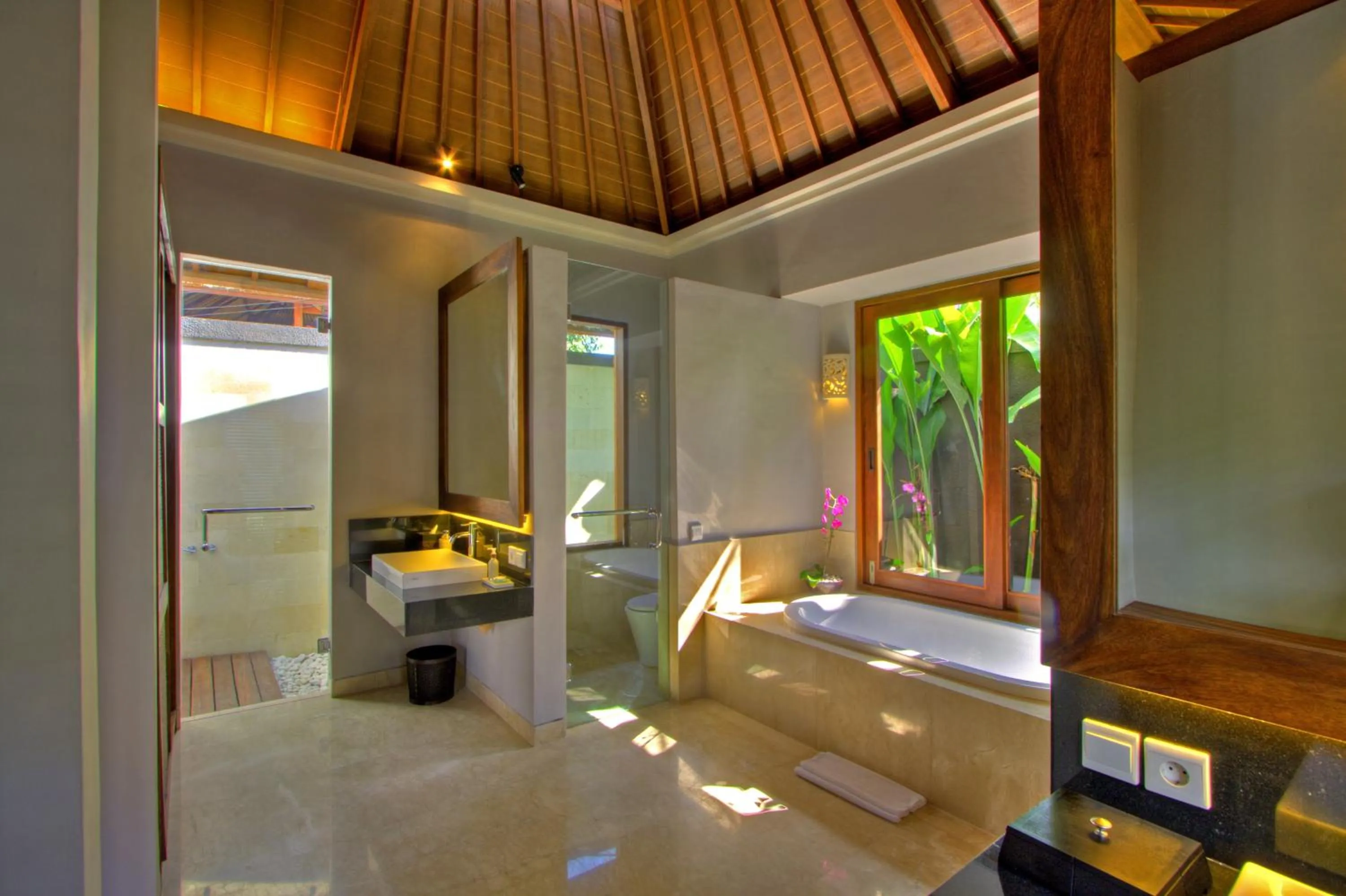 Shower, Bed in The Akasha Seminyak Bali Luxury Villas