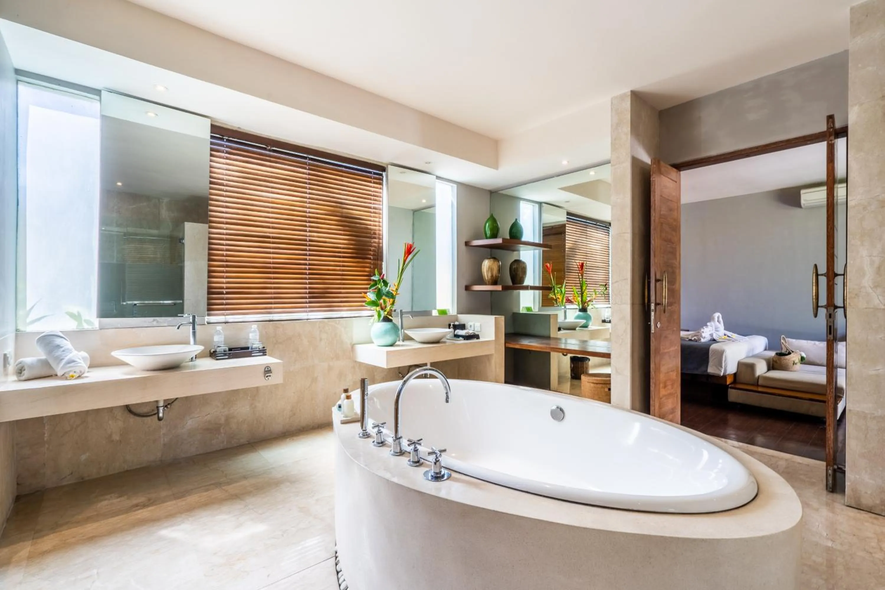 Bathroom in The Akasha Seminyak Bali Luxury Villas
