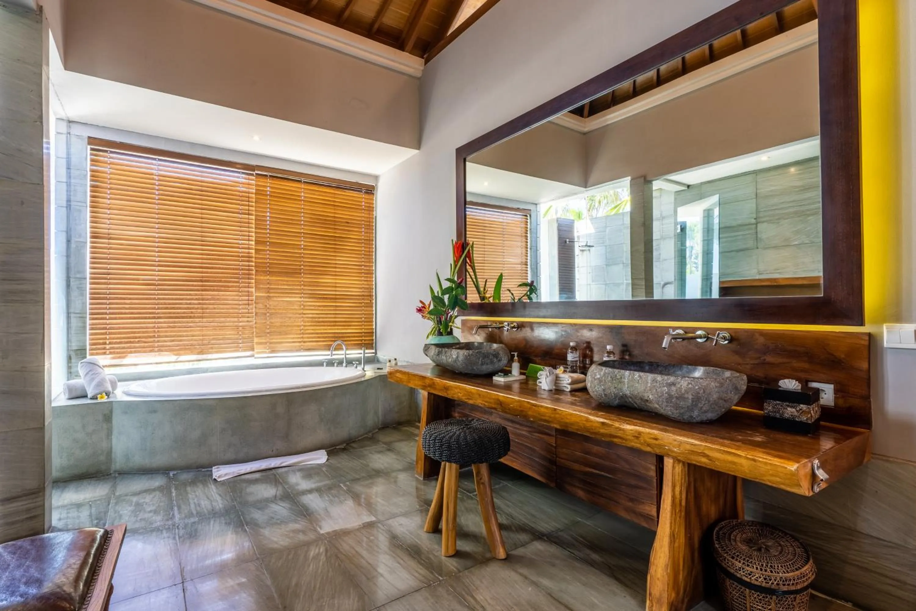 Bathroom in The Akasha Seminyak Bali Luxury Villas