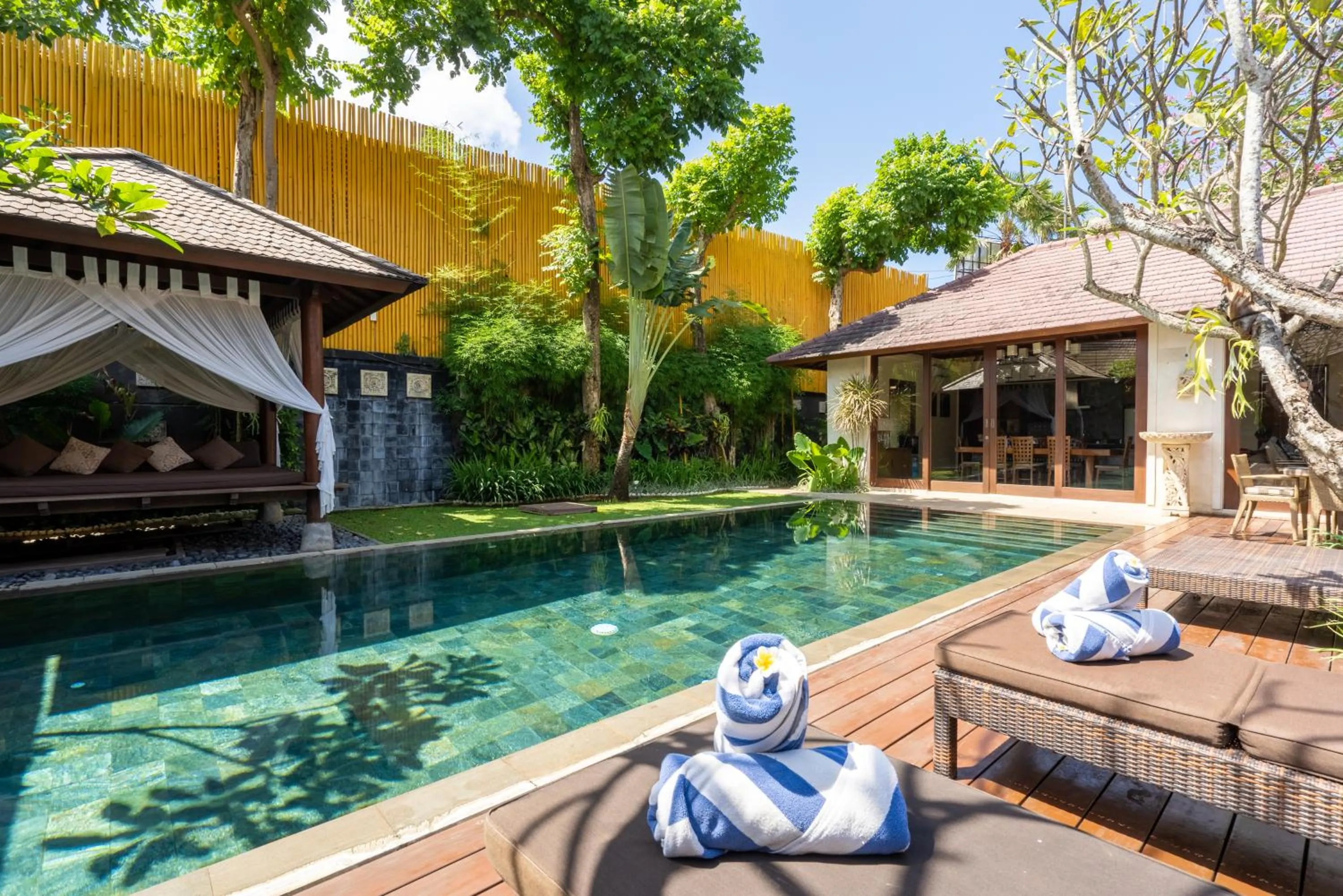 Swimming pool in The Akasha Seminyak Bali Luxury Villas