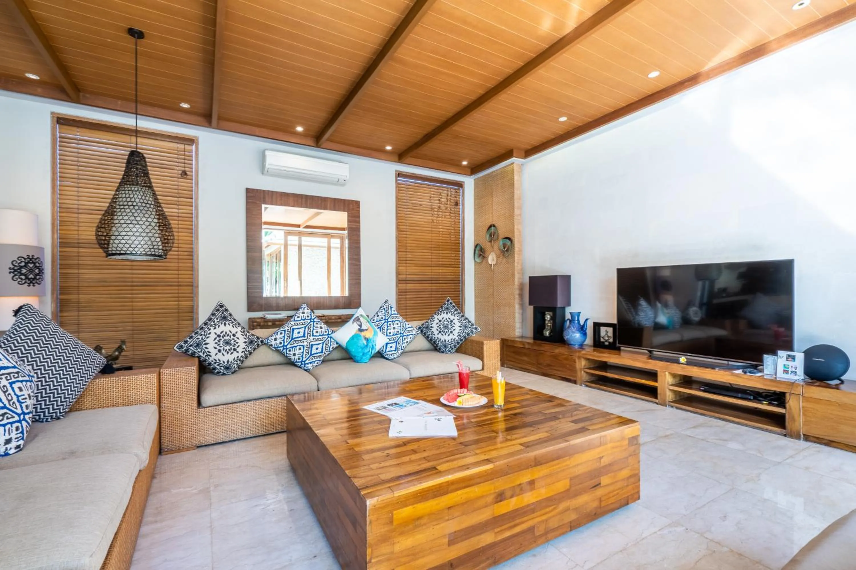 Living room in The Akasha Seminyak Bali Luxury Villas