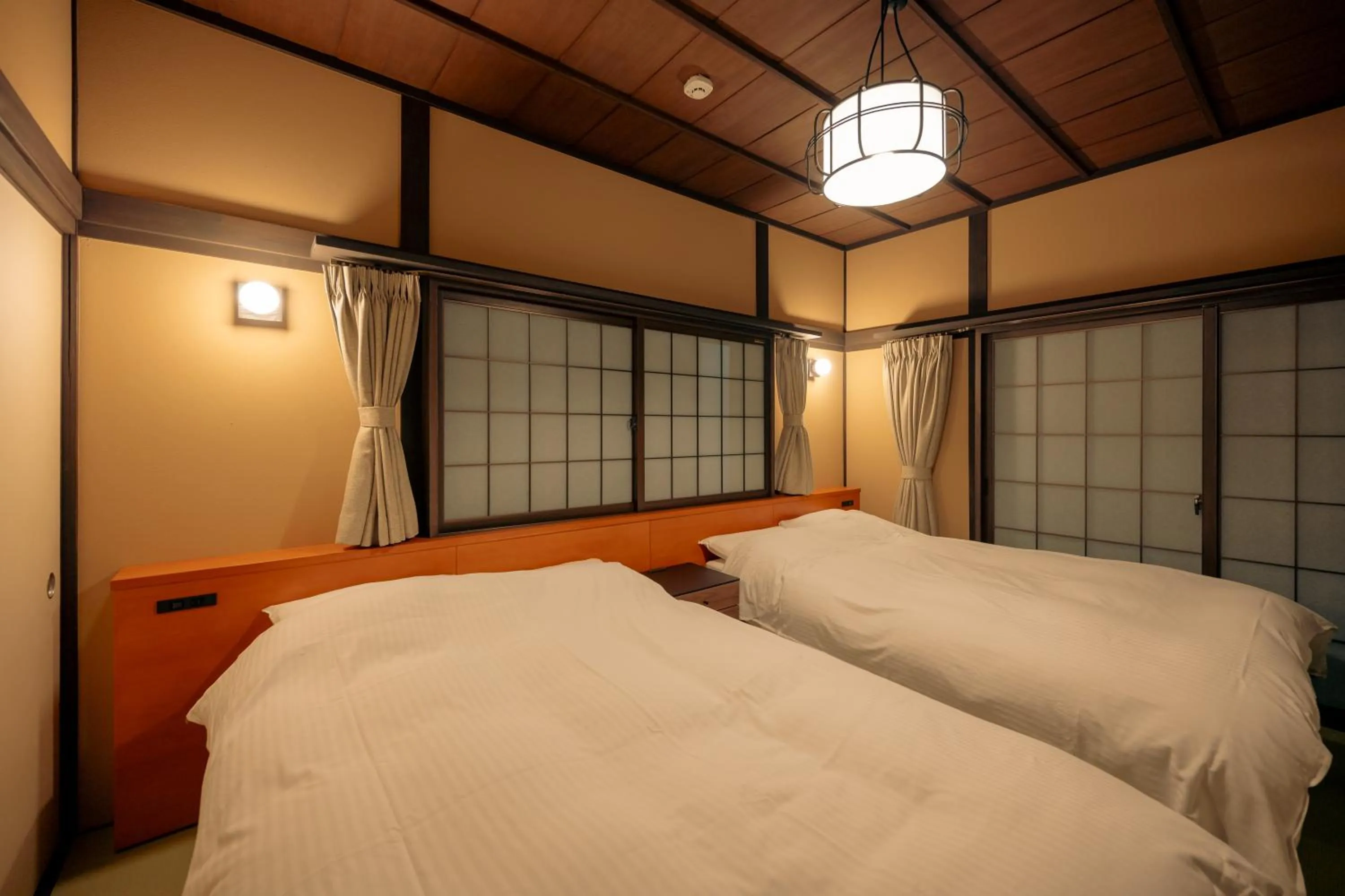 Bed in Hotel Hanakoyado