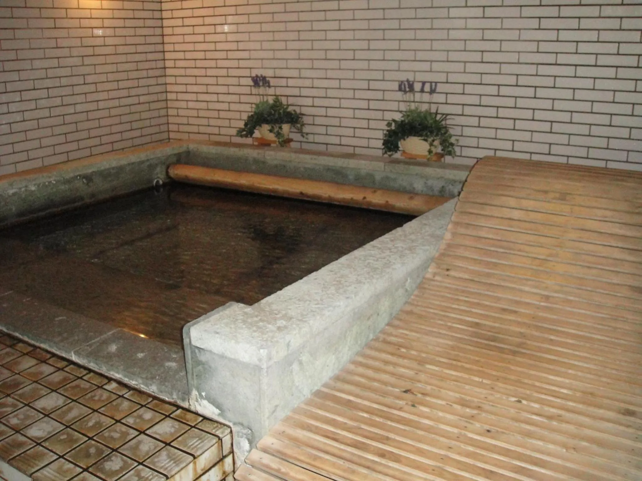 Hot Spring Bath in Kurhaus Ishibashi Ryokan