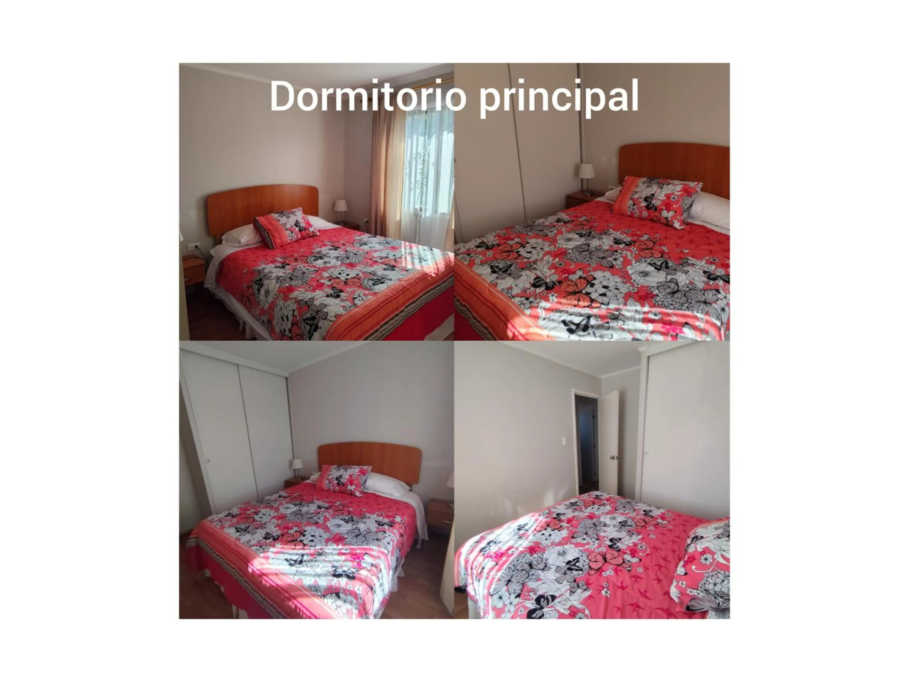Bed in Departamento Familiar