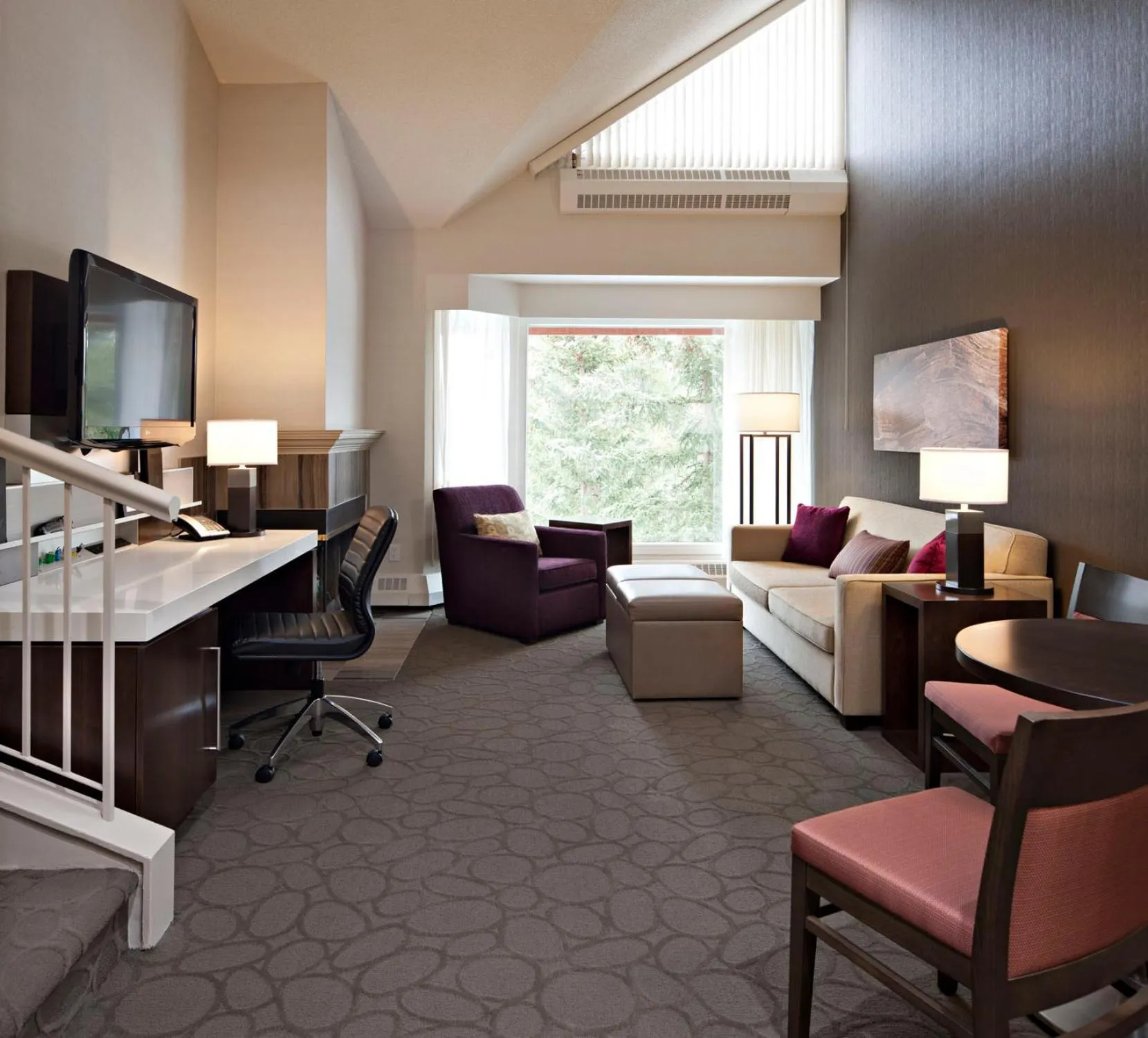 Living room in Crosswaters Resort at Kananaskis