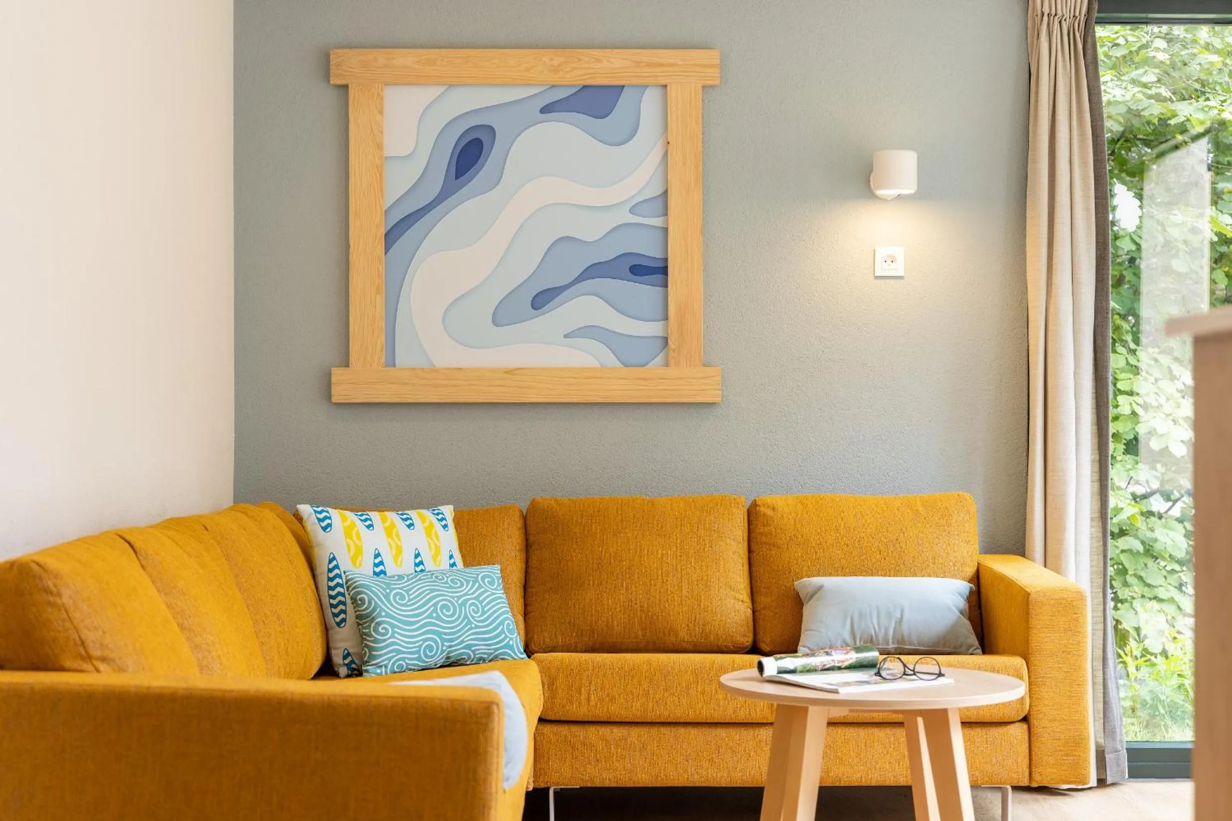 Living room in Center Parcs Vossemeren