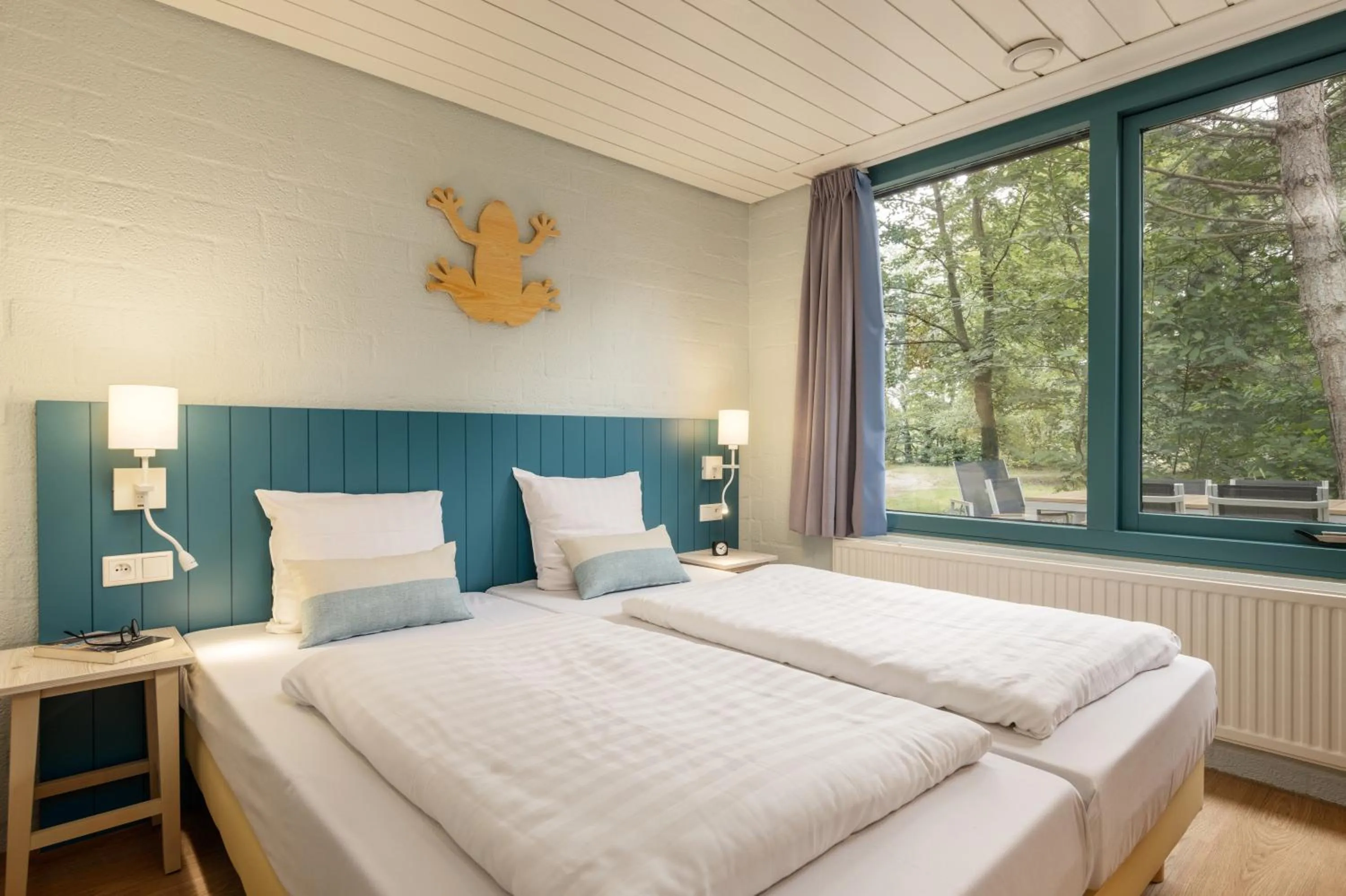 Bedroom, Bed in Center Parcs Vossemeren