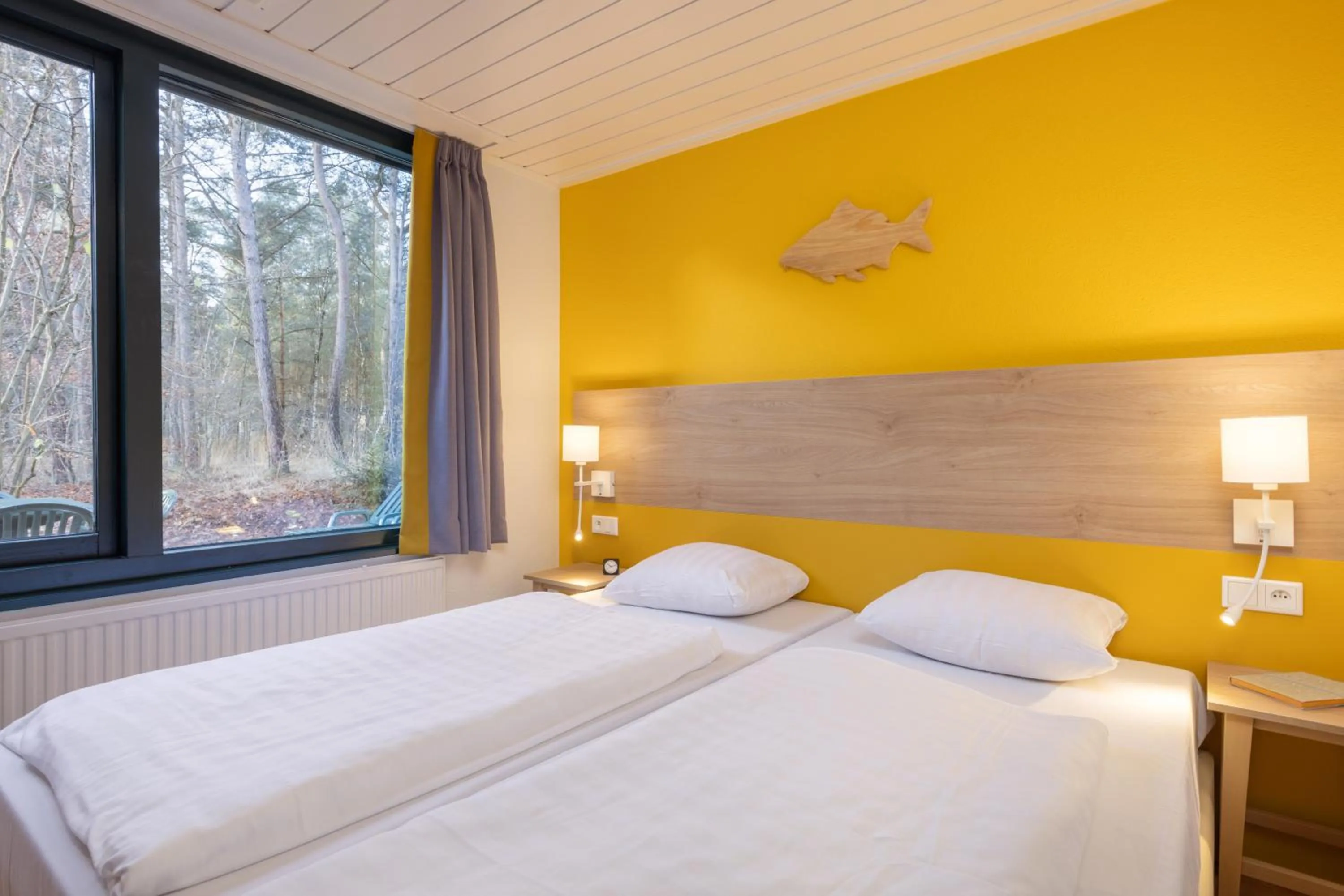 Bedroom, Bed in Center Parcs Vossemeren