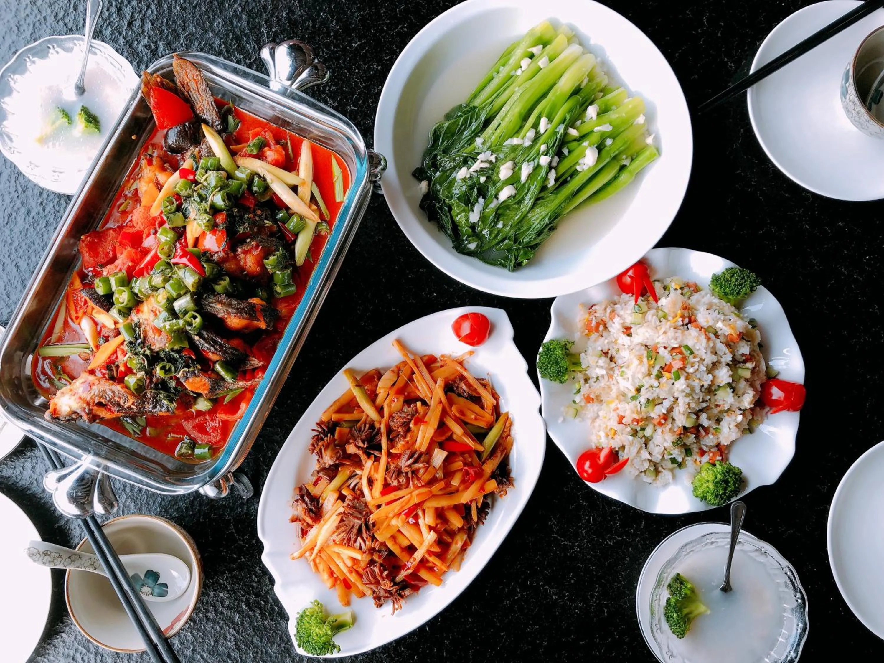 Dinner in Aroma Tea House